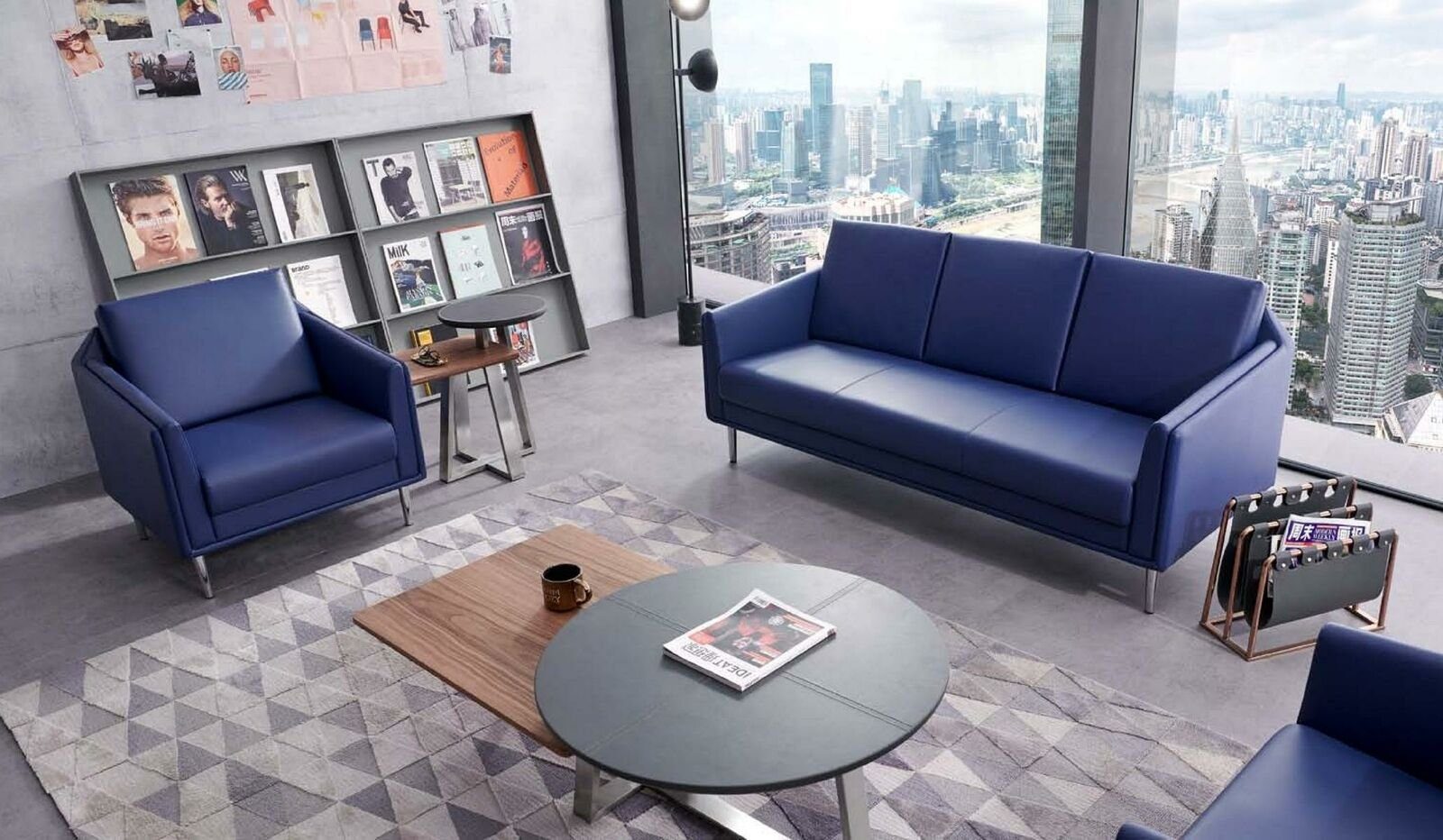 JVmoebel Sofa Designer Garnitur Sitz Polster Gruppe 3+1 Couch Sofagarnituren, Made in Europe