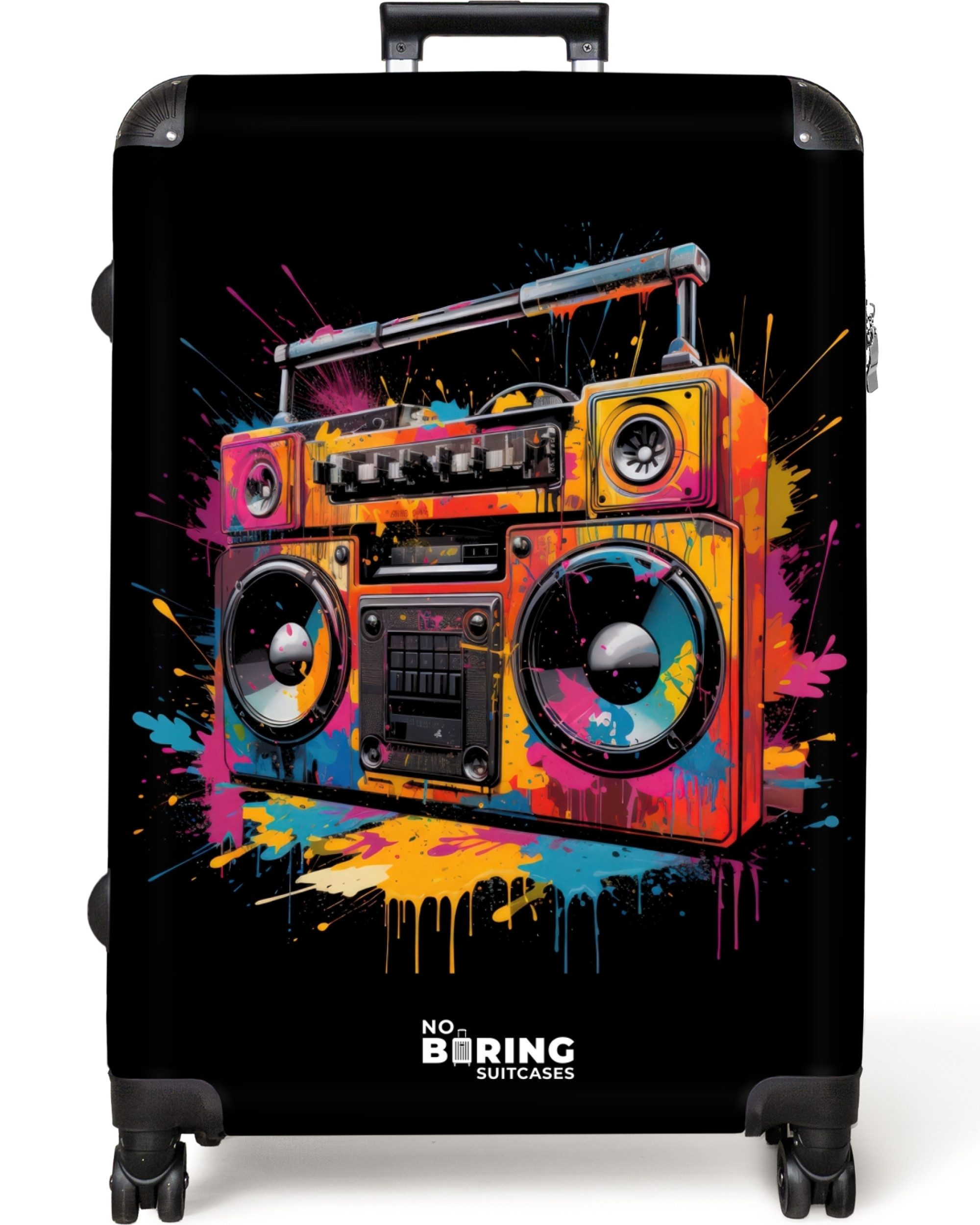 NoBoringSuitcases.com© Hartschalen-Trolley Radio mit bunter Farbe günstig online kaufen