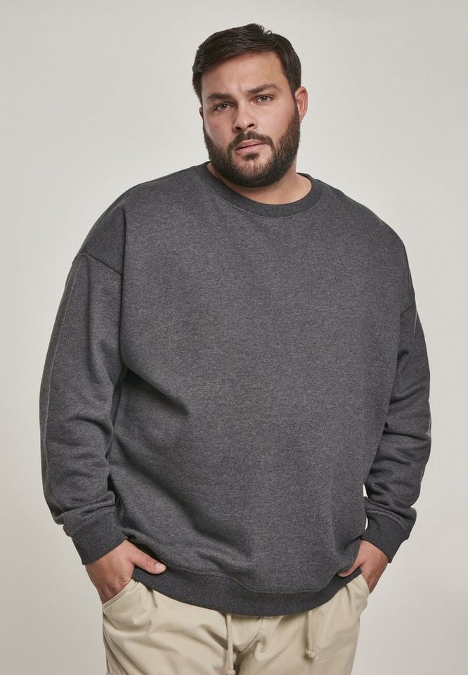 URBAN CLASSICS Kapuzenpullover Herren Sweat Crewneck (1-tlg), Pulli aus  angenehmem Baumwollmix für perfekten Tragekomfort