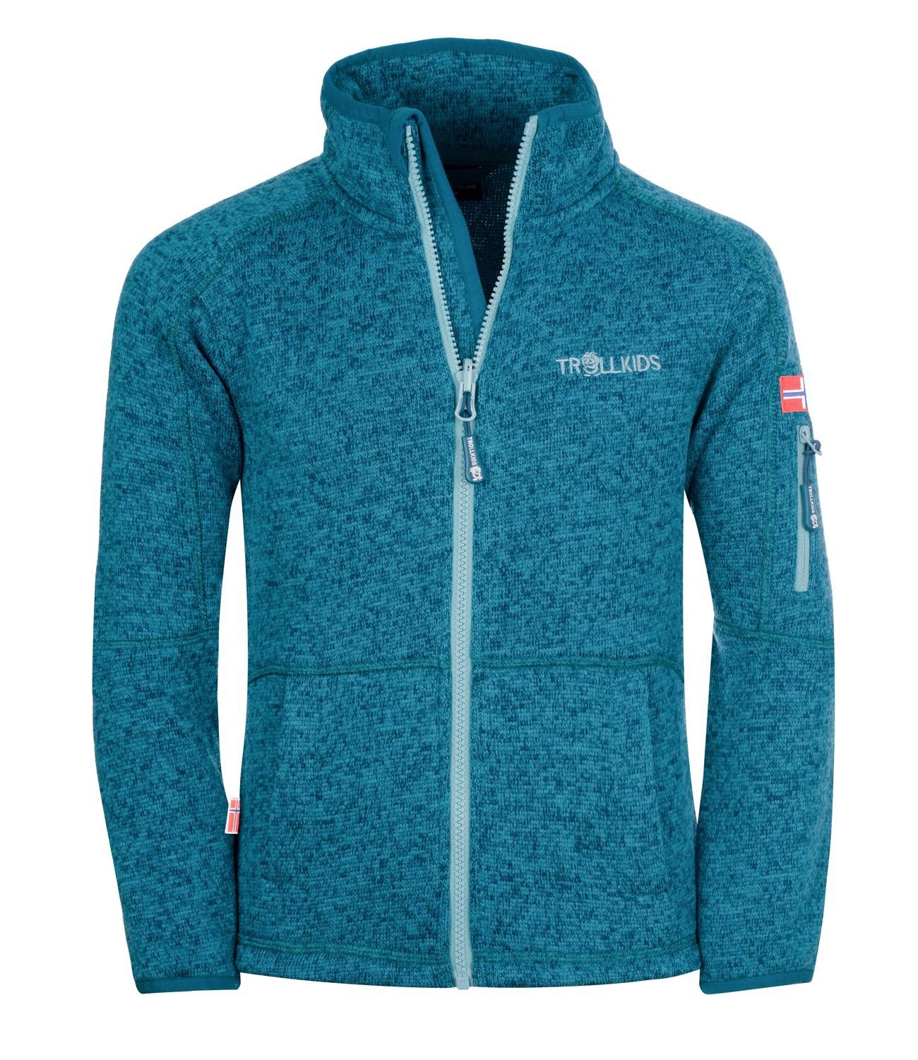 TROLLKIDS Fleecejacke Jondalen Petrolblau