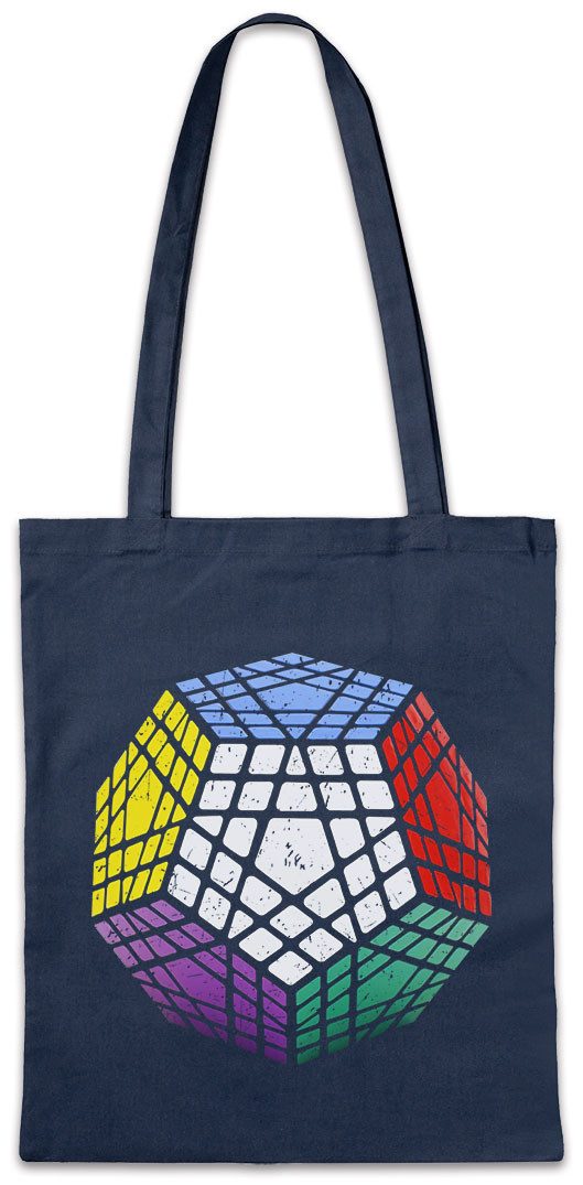 Beuteltasche Vintage Megaminx Stofftasche Cube Zauberwürfel 80s Magic Speed Cubing