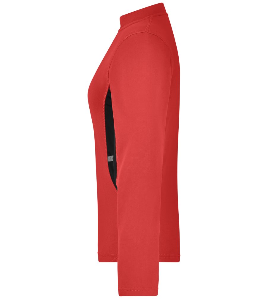 James & Nicholson Laufshirt Funktionelles Damen Langarm Laufshirt JN317 Atmungsaktiv, feuchtigkeitsregulierend und schnell trocknend