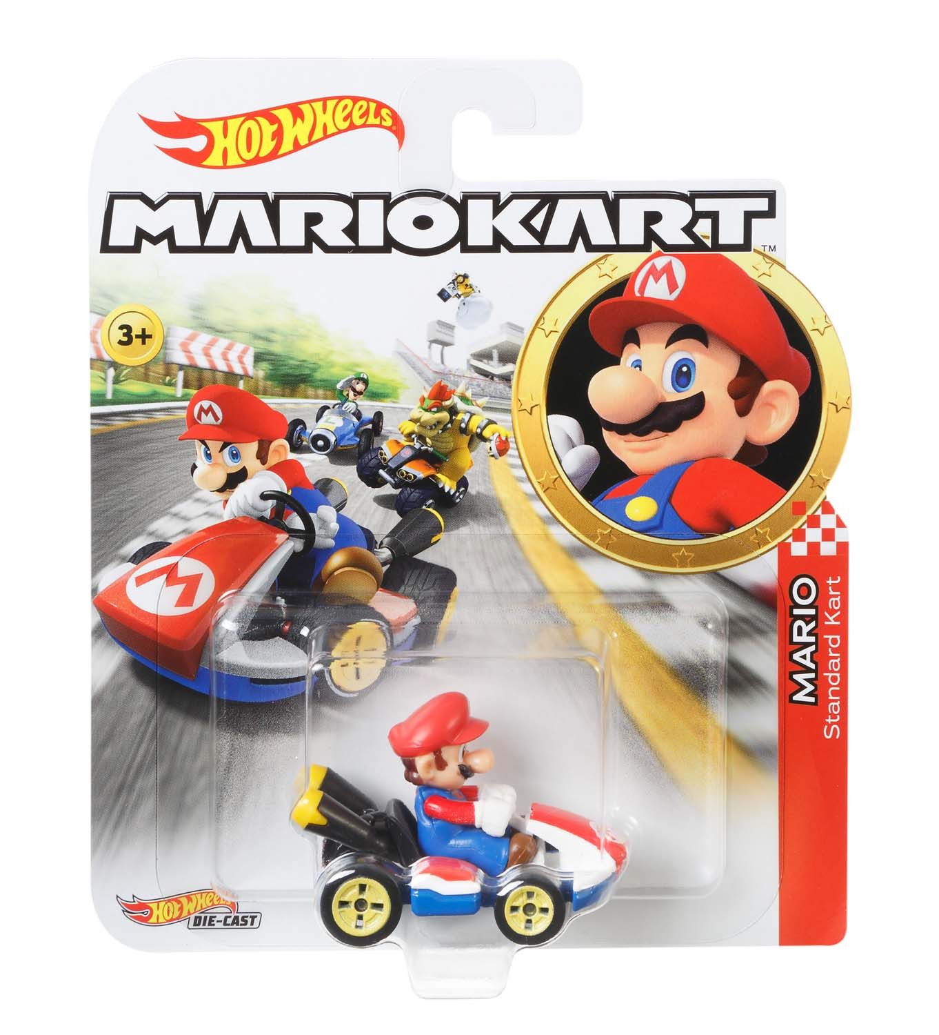 Mattel® Spielzeug-Auto Hot Wheels Mario Kart 1:64 Die-Cast Mario - Spielzeu günstig online kaufen