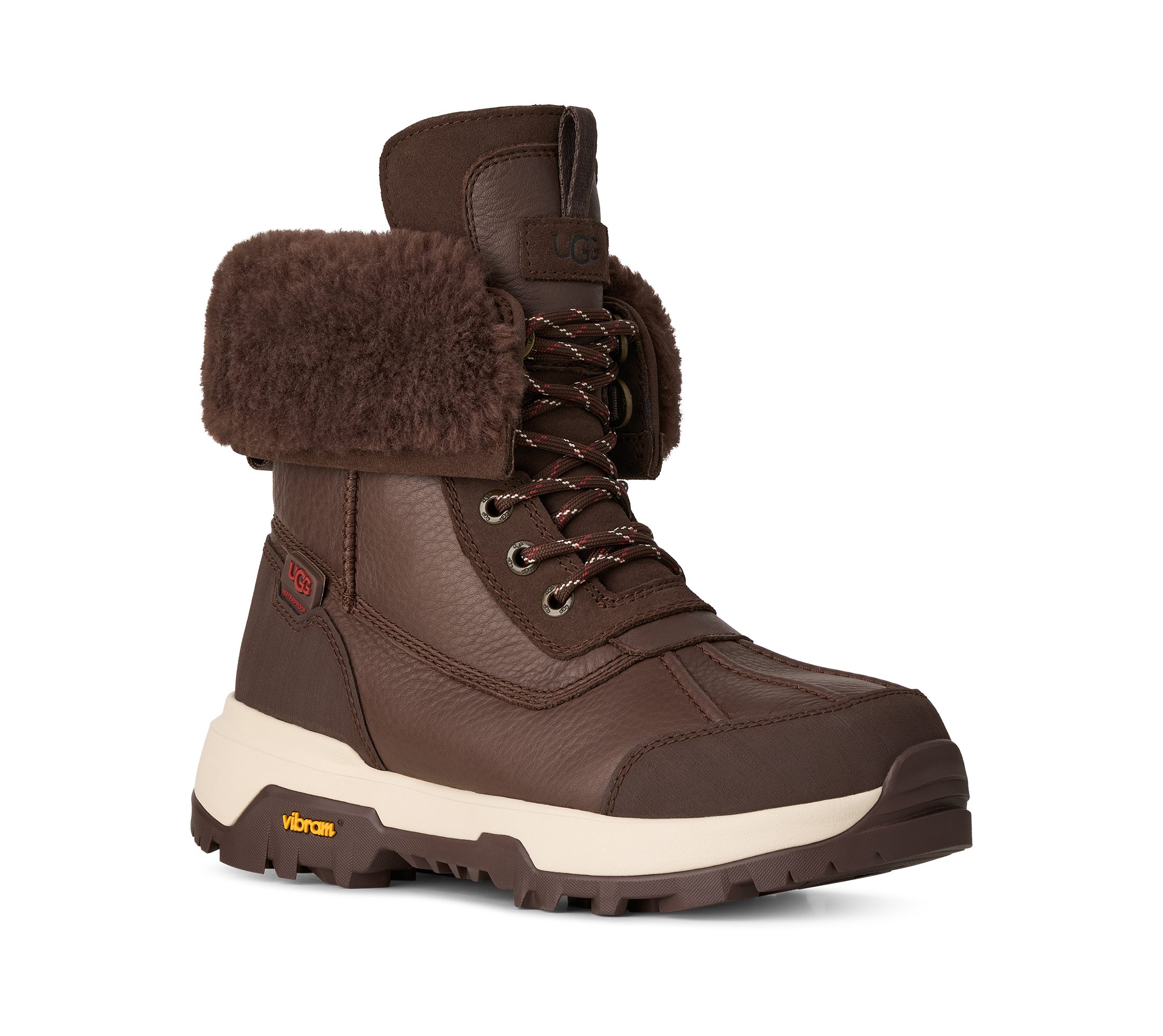 UGG W ADIRONDACK BOOT XXV Winterboots Schnürboots mit strapazierfähiger Vibram-Laufsohle