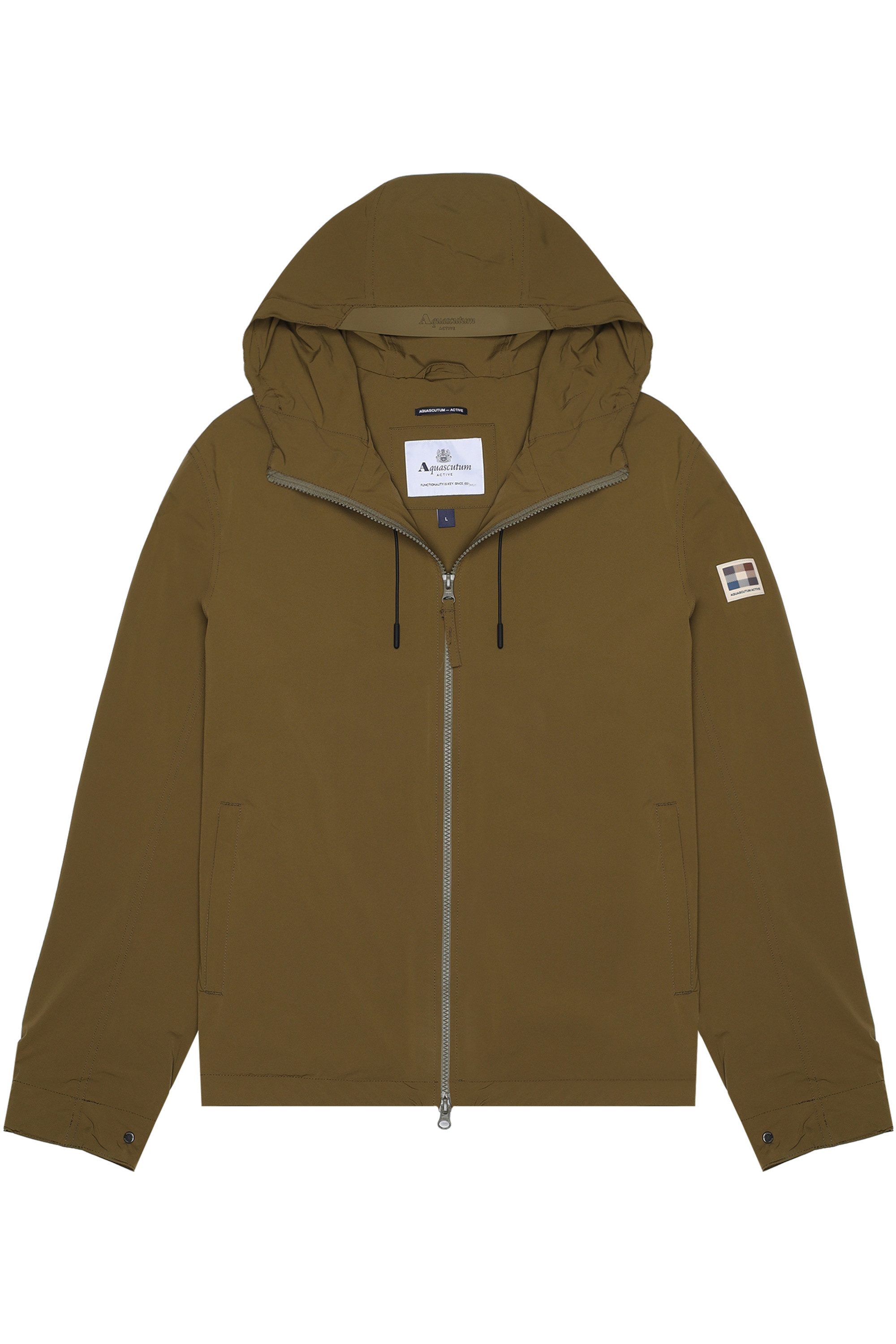 Aquascutum Active Wolljacke HOODED STRETCH WINDBREAKER Herren Kapuzenjacke Herren, leichte Jacke, Sportjacke, Wetterjacke, Sale