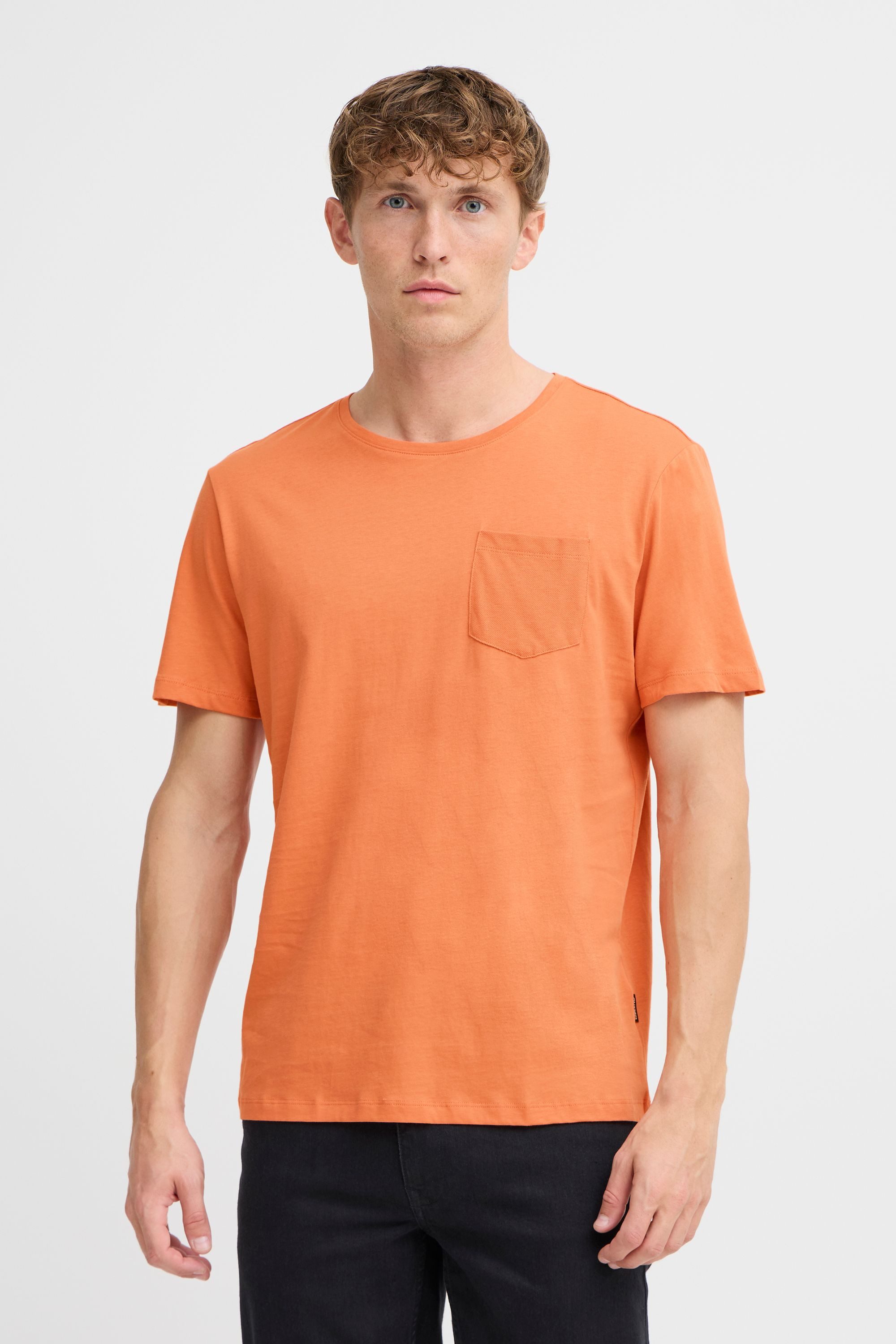 Blend Rundhalsshirt BHJago Basic T-Shirt mit Rundhalsausschnitt und Brustta günstig online kaufen