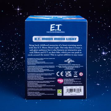 Fizz creations Nachttischlampe E.T. - der Außerirdische 3D Stimmungslicht, LED fest integriert, bewegliche Elliot- und ET-Silhouette