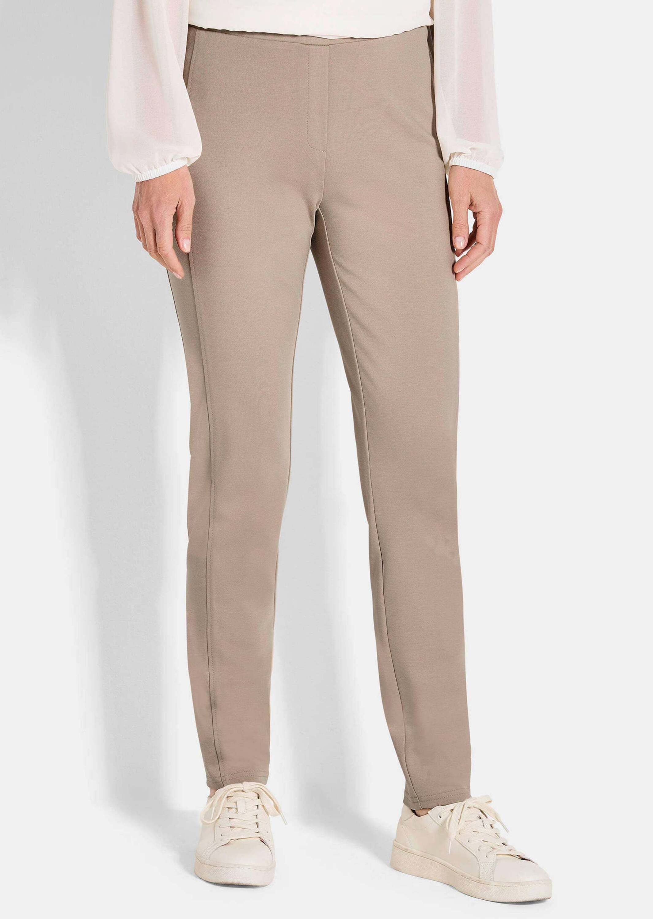 GOLDNER Schlupfhose Kurzgröße: Slim Fit Hose BELLA mit Schlupfbund Schmal g günstig online kaufen