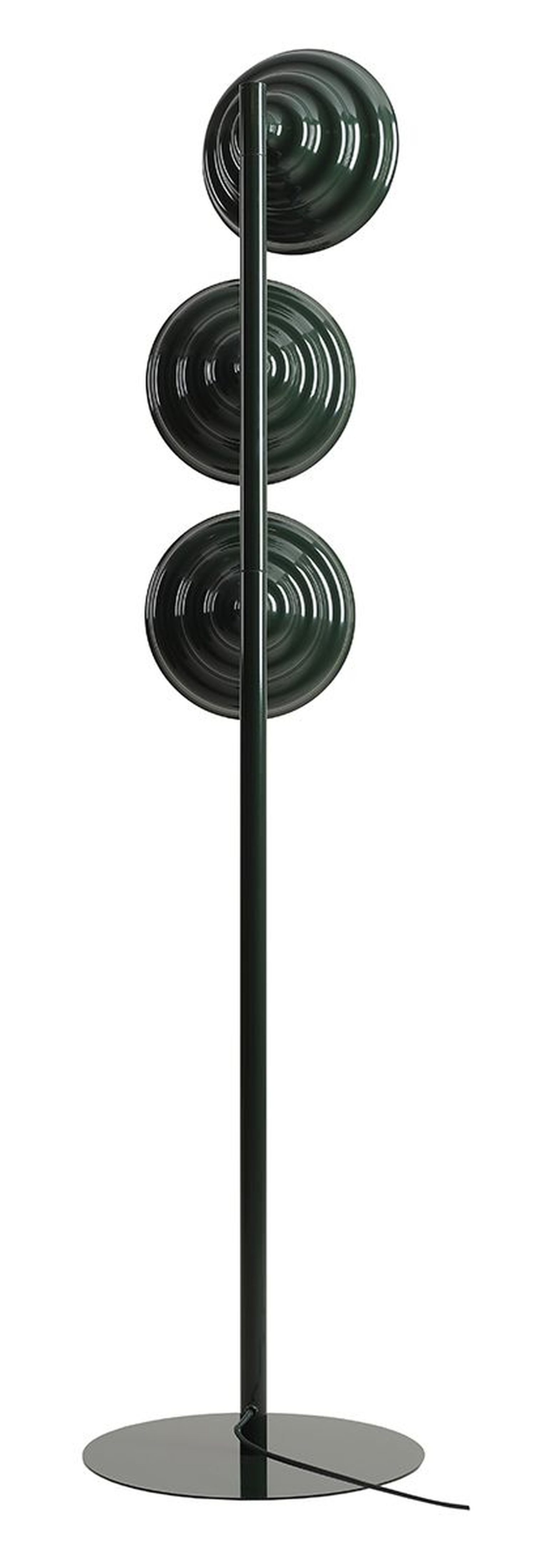 Licht-Erlebnisse Stehlampe NAREN, Metall 148 cm Grün G9 3-flammig Modern