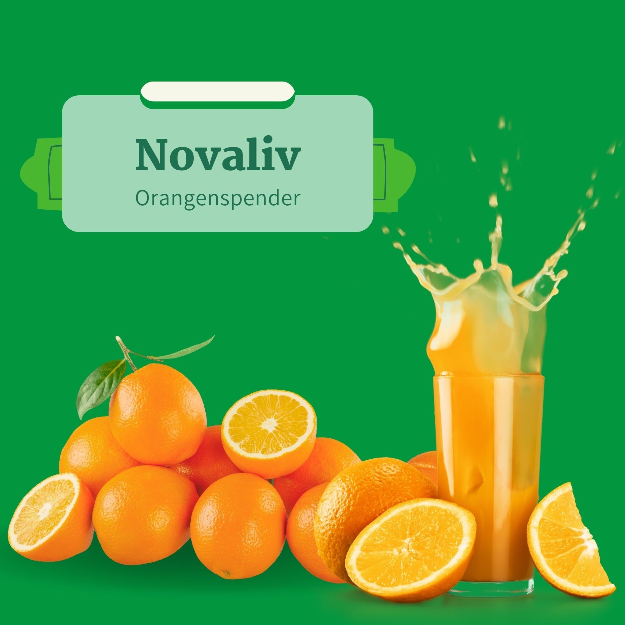 (1-tlg), Orangen-Spender Obstschale Novaliv -,