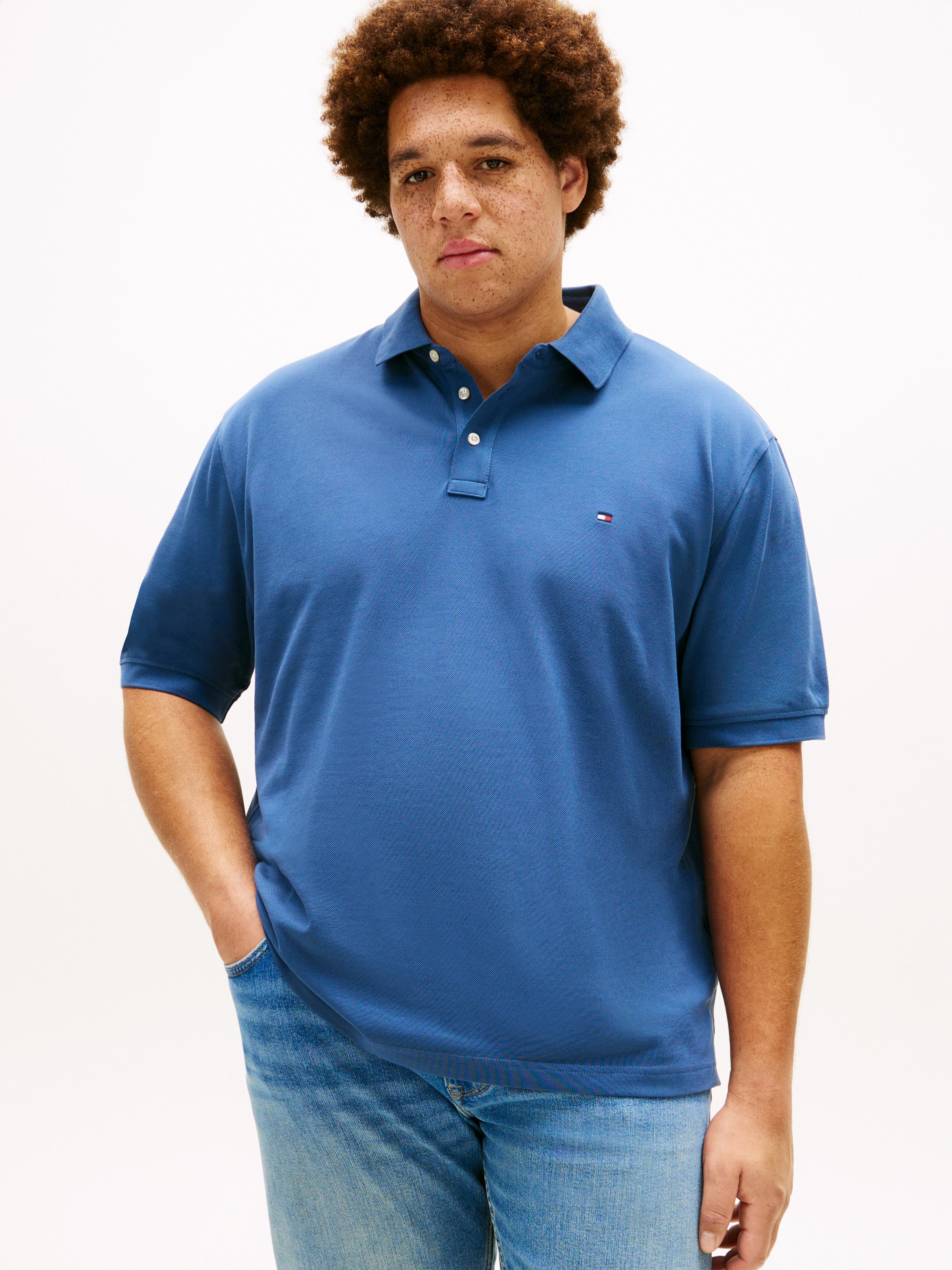 Tommy Hilfiger Big & Tall Poloshirt 1985 - REGULAR elastisch, Regular Fit für große Größen