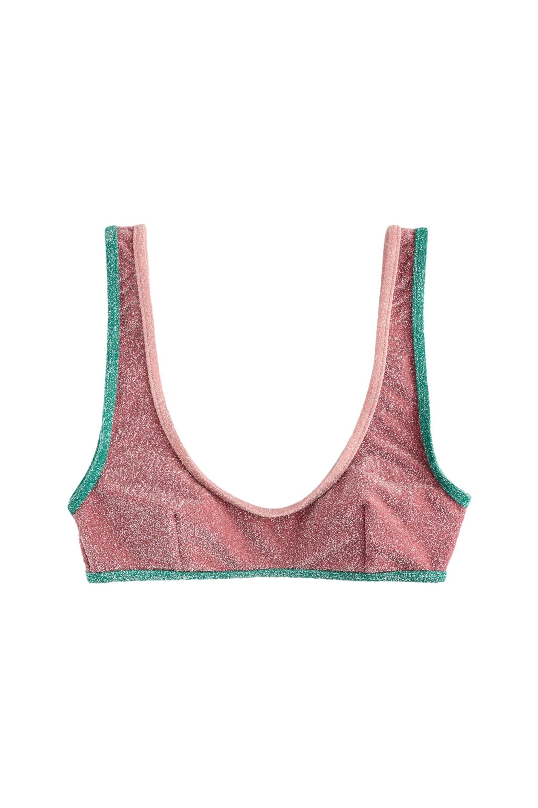 Next Crop-Bikini-Top Verkürztes Bikinioberteil mit Kontrasten günstig online kaufen