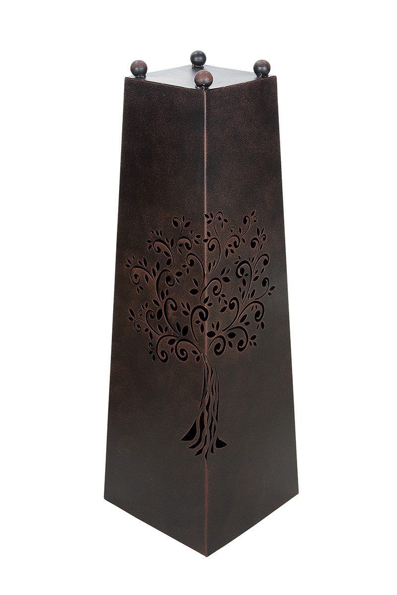 MF Dekoschale Schalenständer Lebensbaum Metall Braun Baum Höhe 95cm (1 St) – Bild 4 von 5