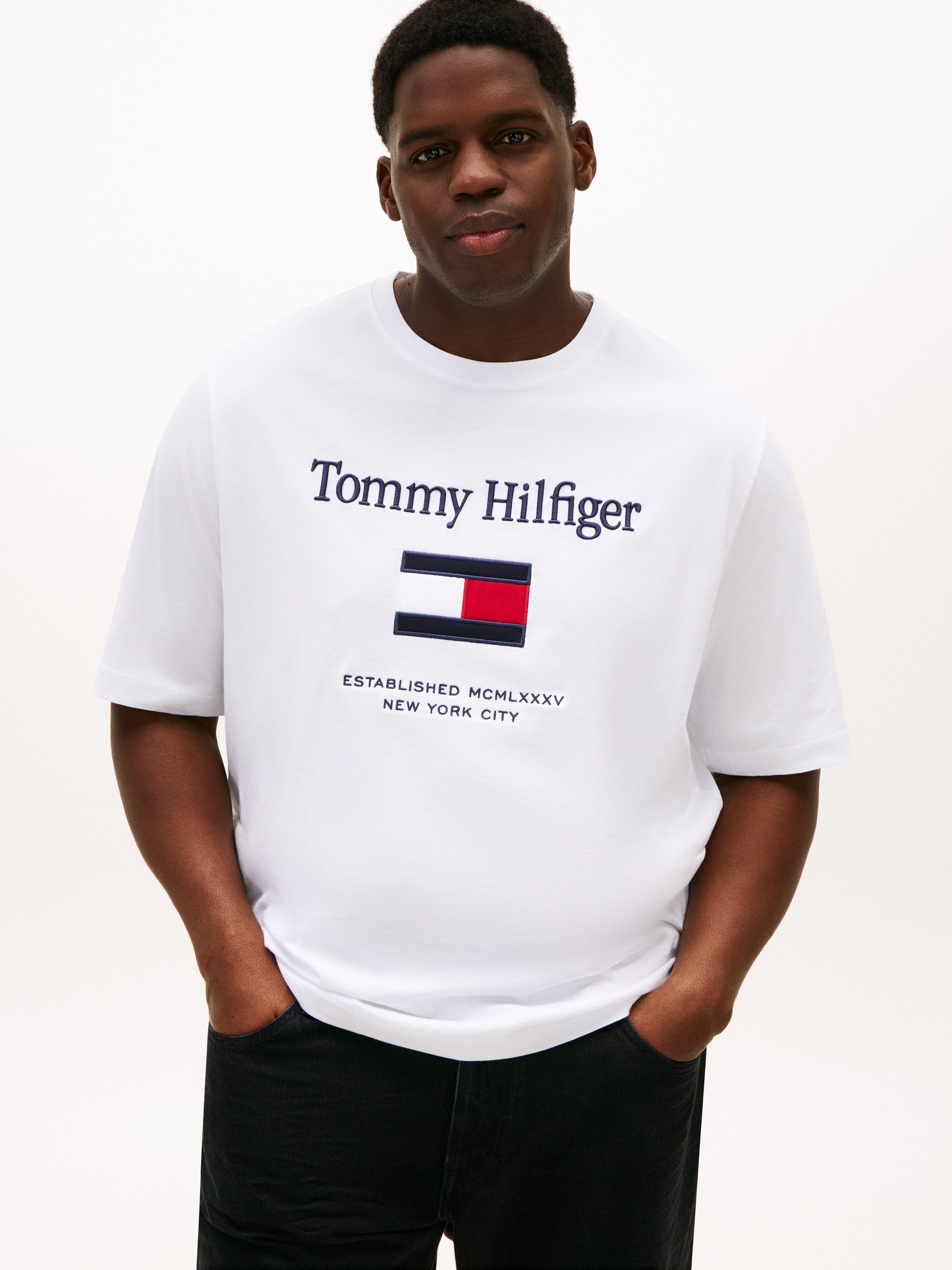 Tommy Hilfiger Big & Tall T-Shirt BT-TOMMY EMBRO FLAG Große Größen