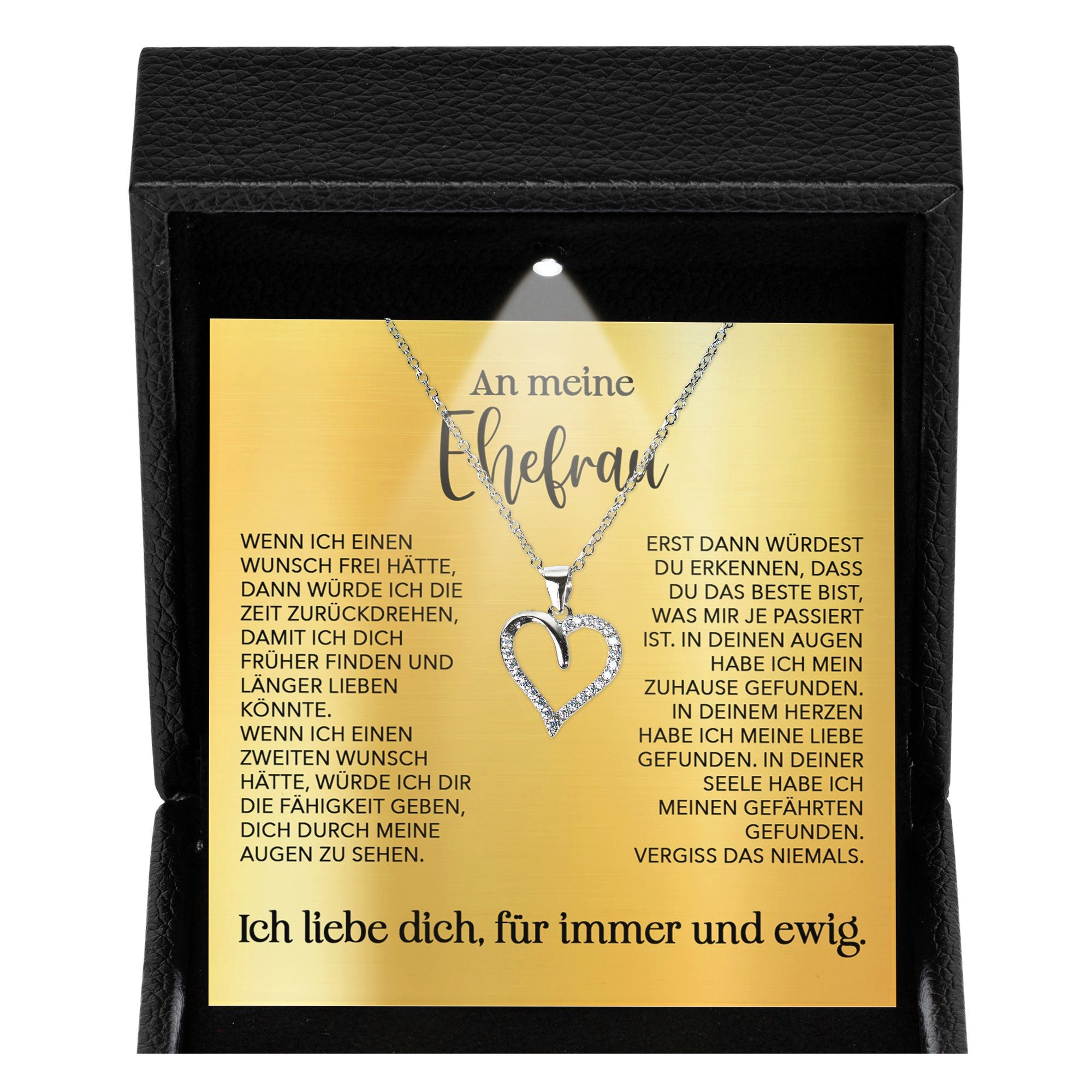 22Feels Schmuckset Ehefrau Hochzeitstag Valentinstag Ich günstig online kaufen