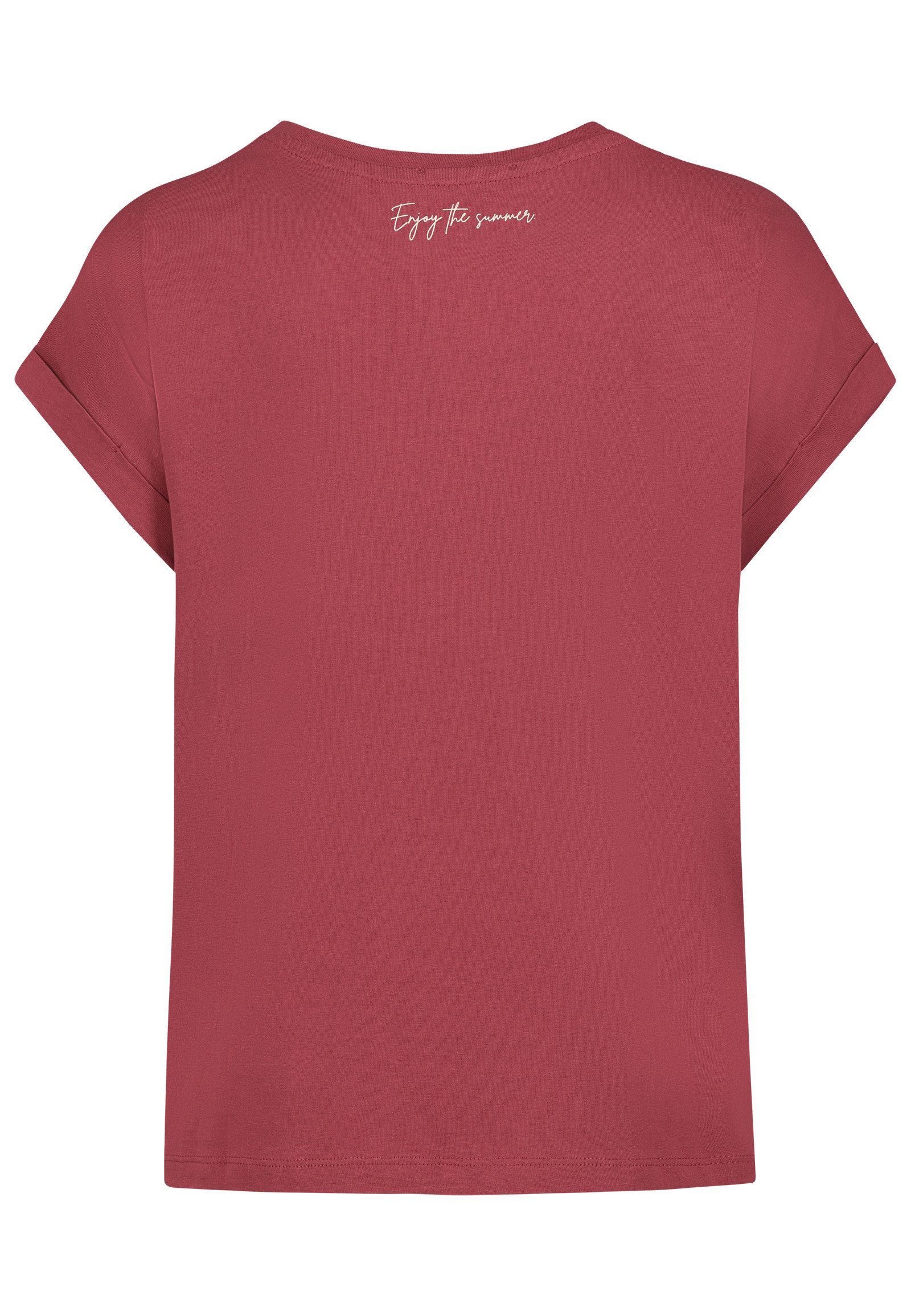 Eight2Nine T-Shirt Minimalistischer Rückenprint Kurzarm Rundhals Modern (1-tlg) D12022M02335Q_T-shirts