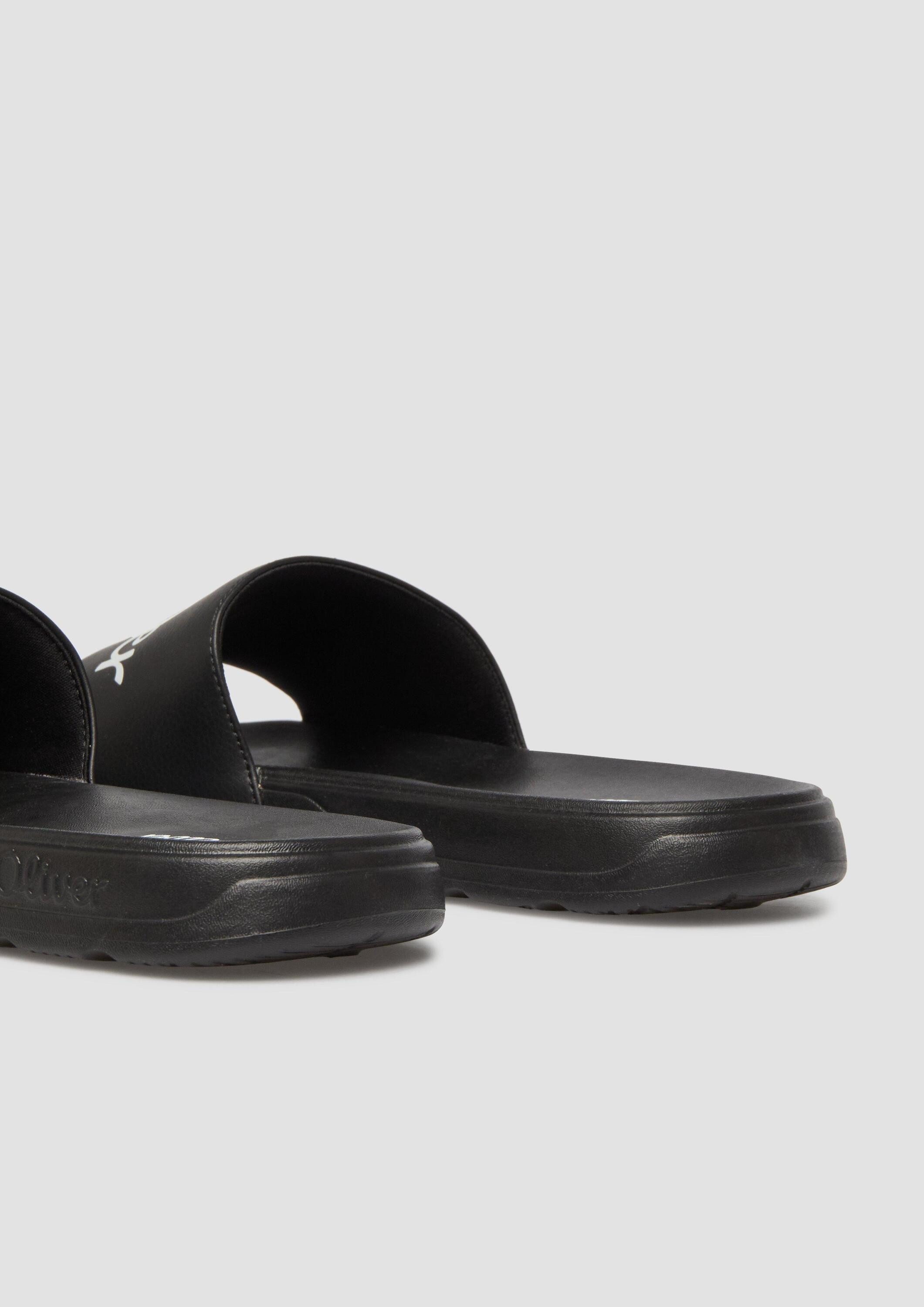 s.Oliver Pantoletten Slipper Pantoletten mit Logo