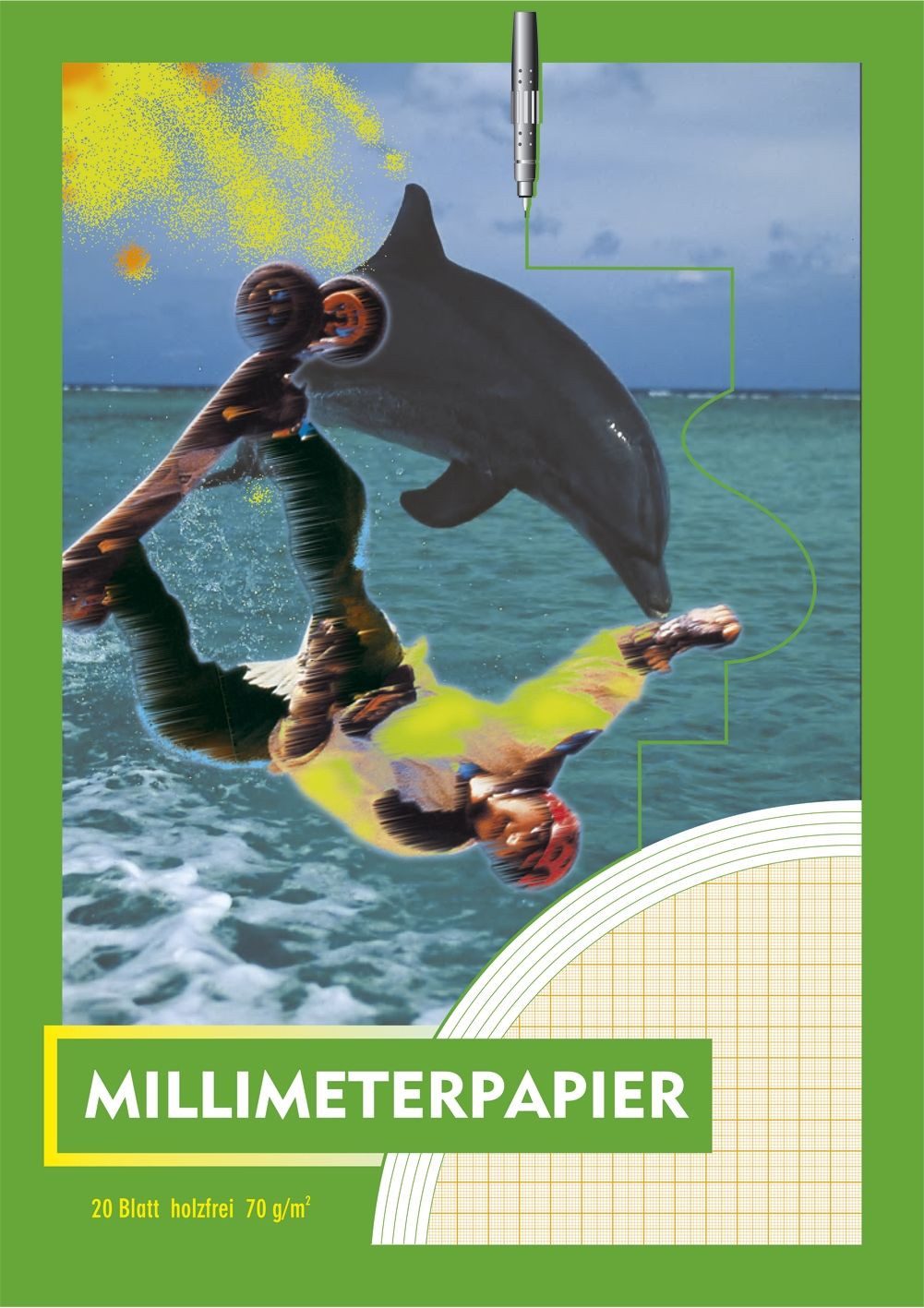 Millimeterpapier 2513 Millimeterpapier - Block mit 20 Blatt, A3, 70 g/qm