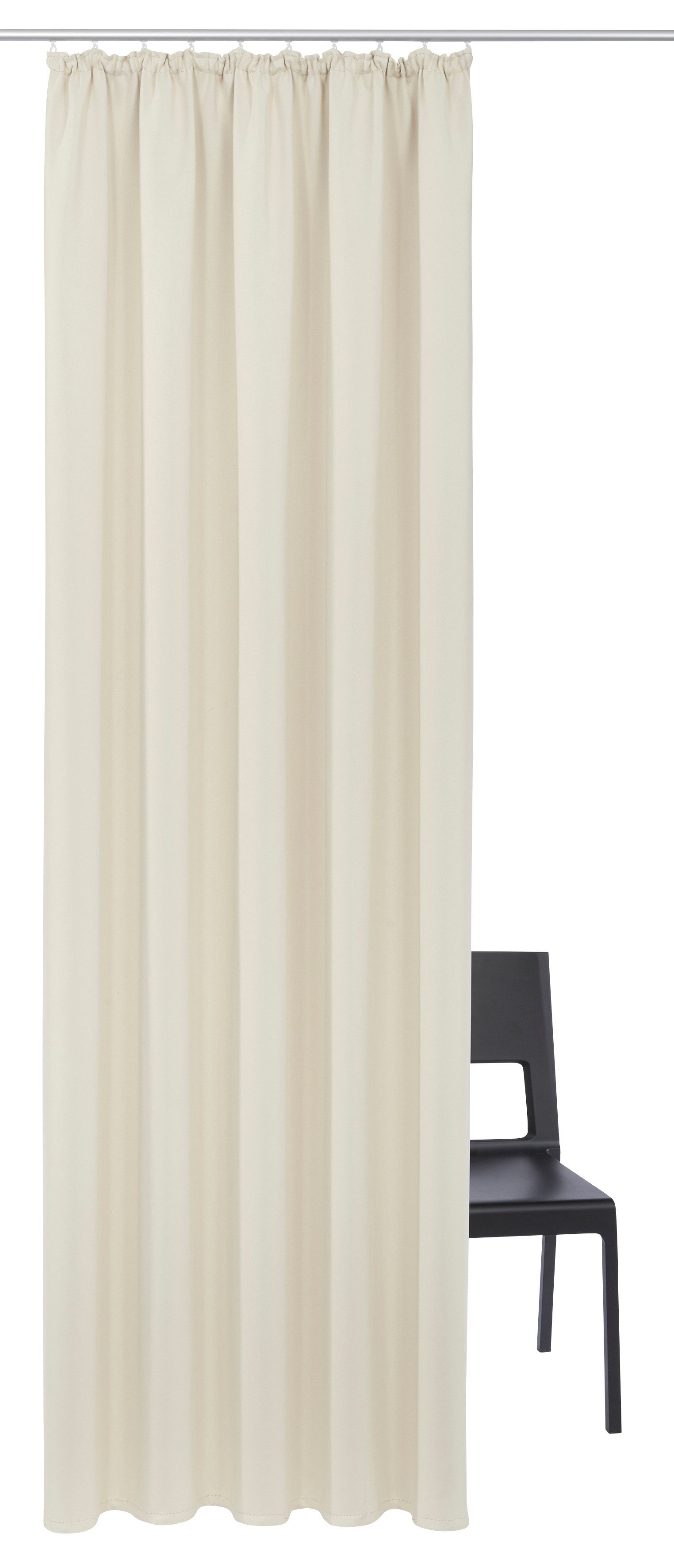 my home Gardine SOLA (2 St), Kräuselband, verdunkelnd, Polyester, Breite:13 günstig online kaufen