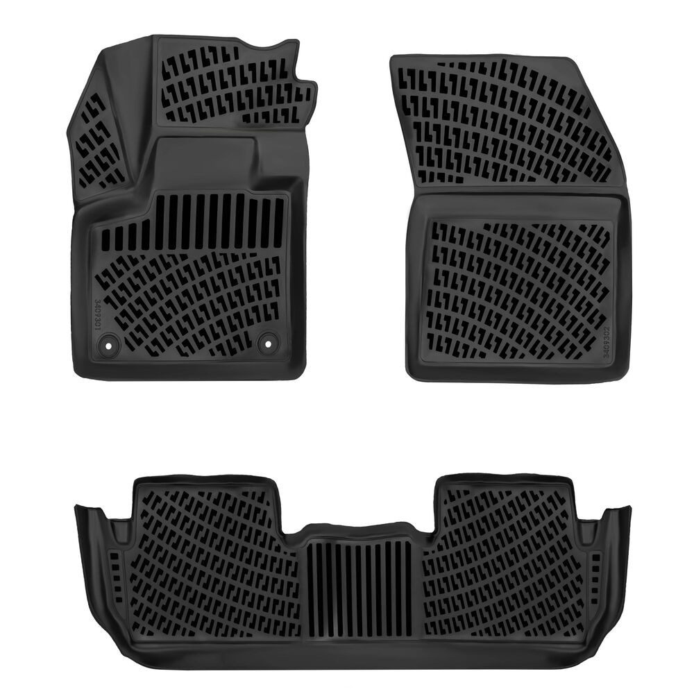 fussmattenprofi.com Auto-Fußmatte 3D Fussmatten passend für Peugeot 3008 ab 2016 (1 St), für Peugeot Peugeot 3008