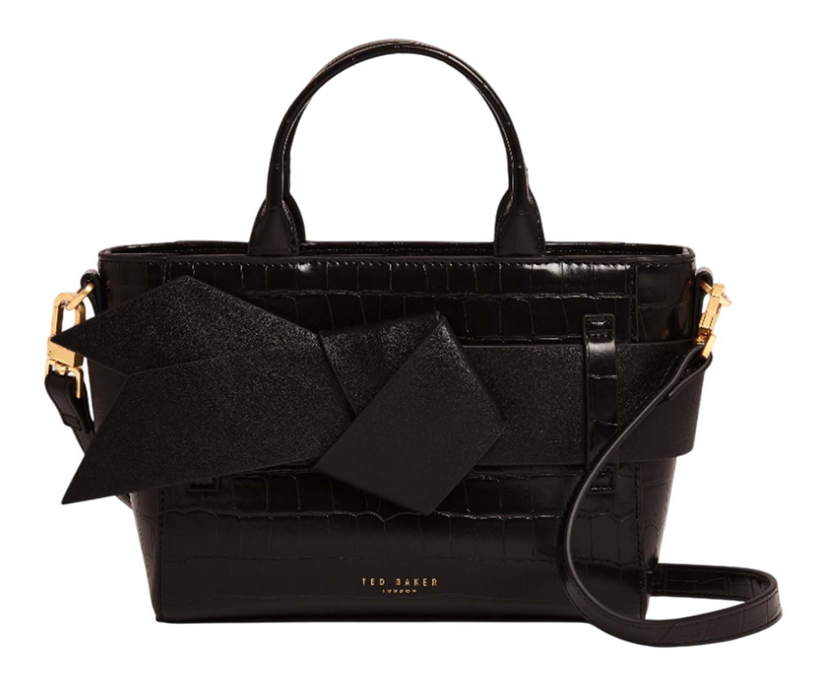 Ted Baker Handtasche Croc Effect Mini Knot Bow Bag günstig online kaufen