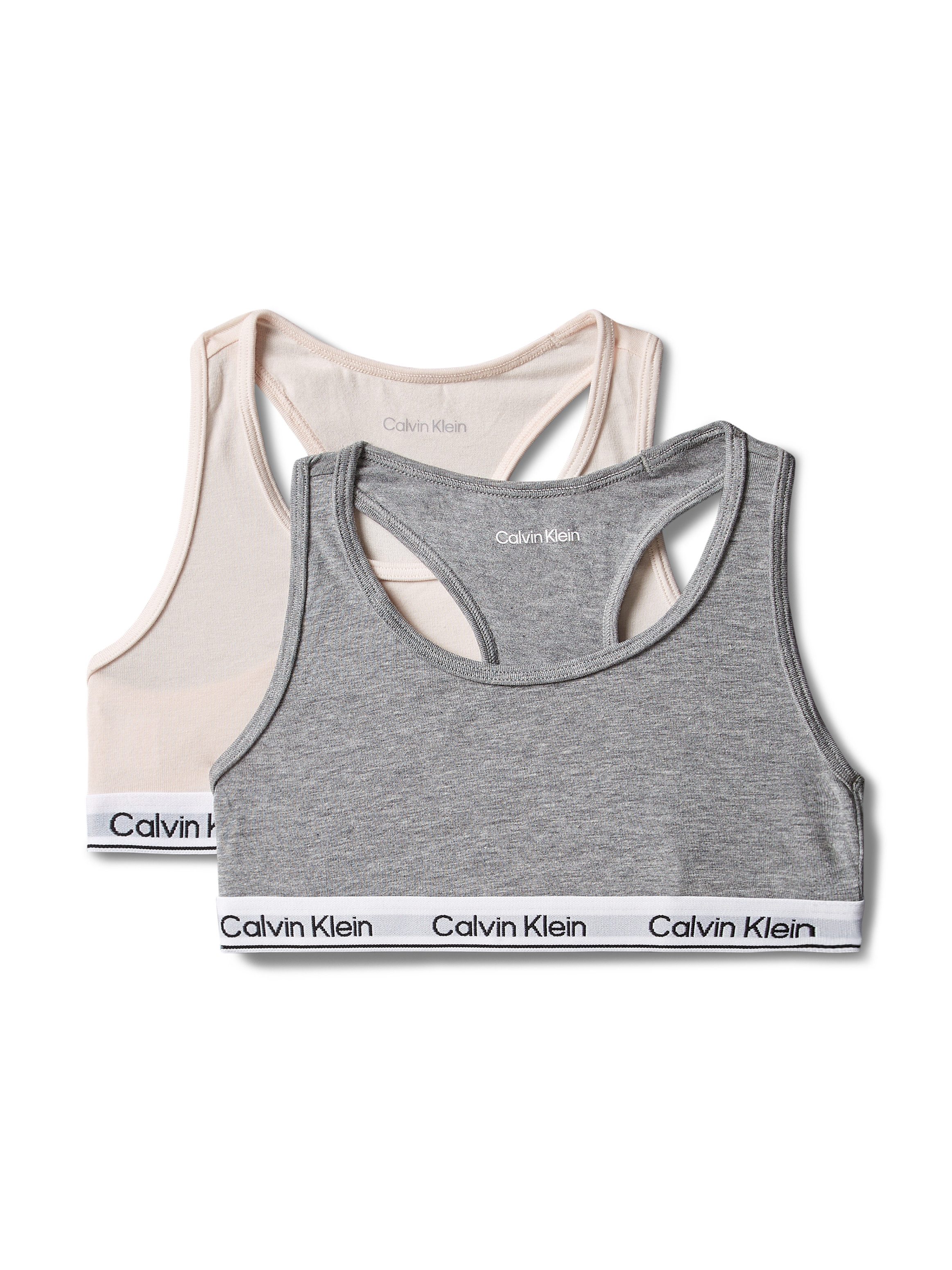 Calvin Klein Underwear Bralette 2PK BRALETTE (Packung, 2-tlg., 2er-Pack) mit Logobund