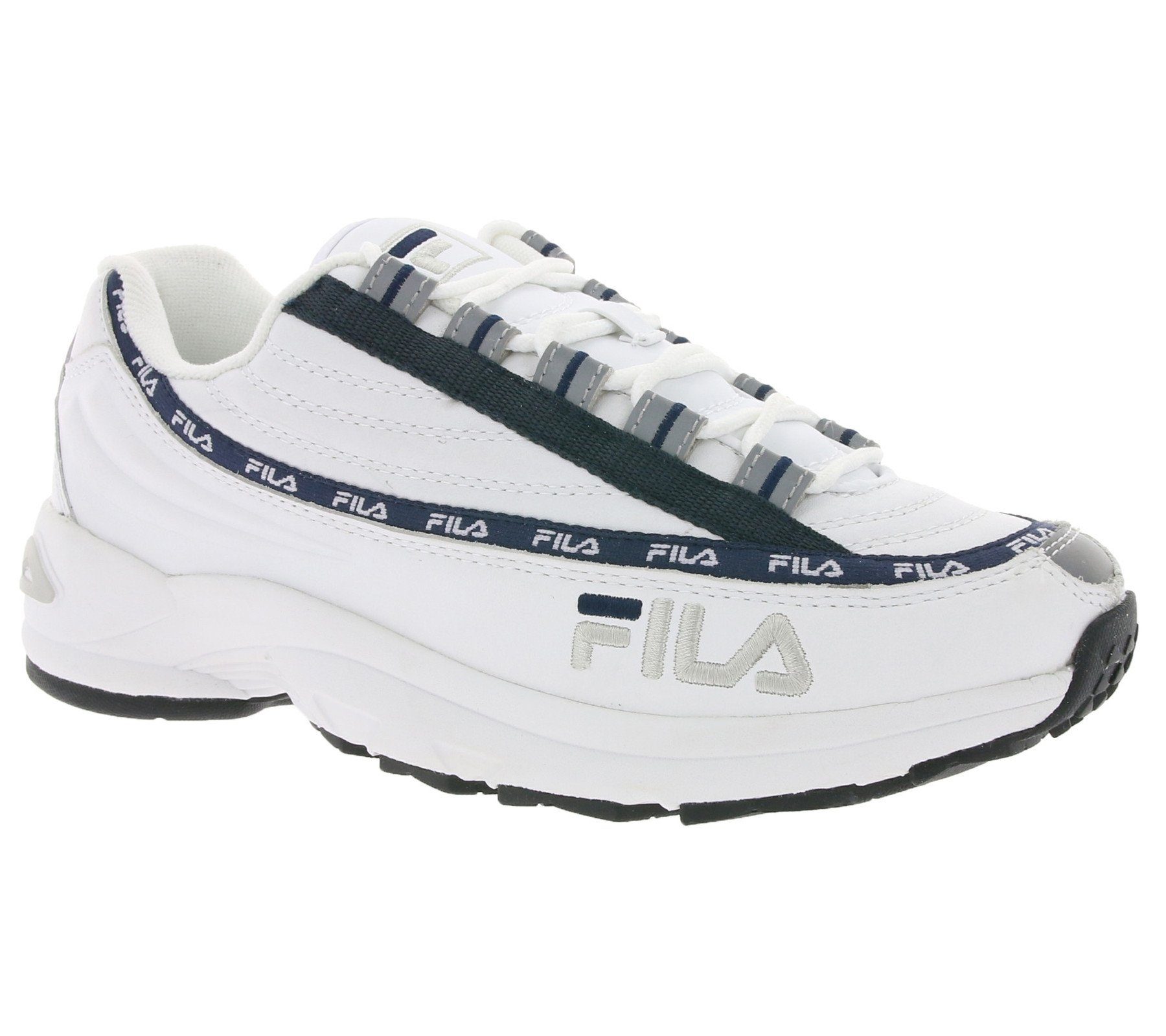 Fila »FILA 90s Turn-Schuhe schlichte Retro-Sneaker DSTR97 L Freizeit-Schuhe  Weiß/Navy« Sneaker online kaufen | OTTO