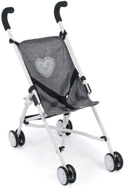 CHIC2000 Puppenbuggy Roma, Jeans Grey