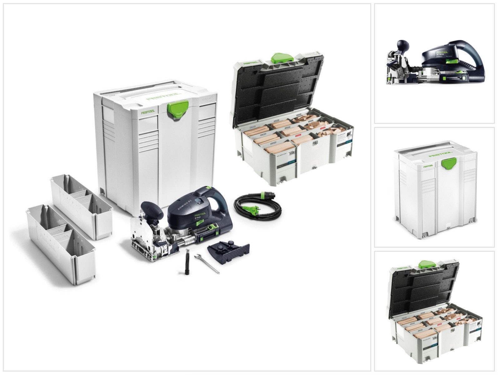 FESTOOL Fräse DF 700 EQ-Plus Domino XL Dübelfräse 720W (574320) 70mm im Systainer