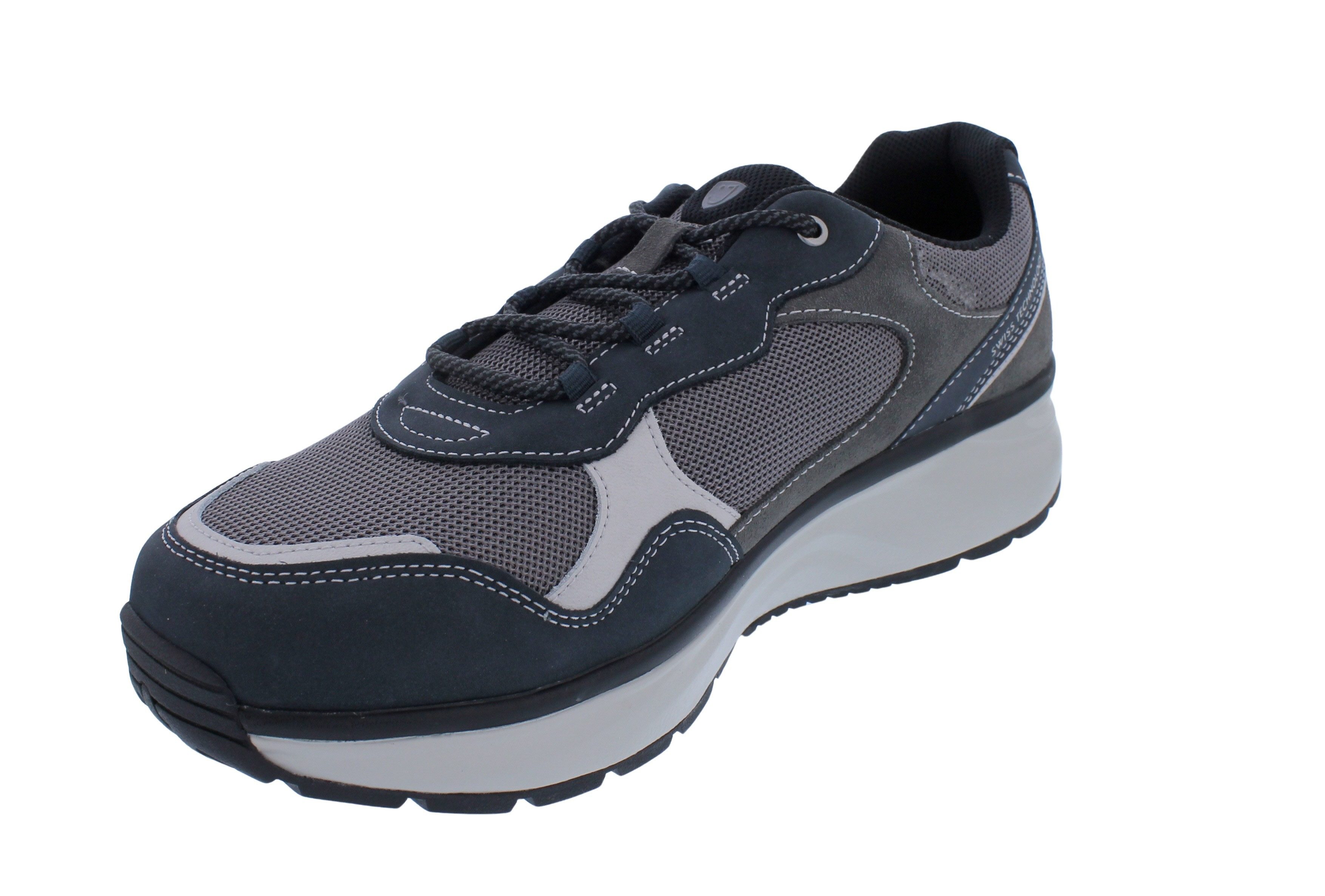 Joya Joya Tony III Blue-Grey Sneaker, Nubuk-/ Veloursleder und Textil, Act Schnürschuh