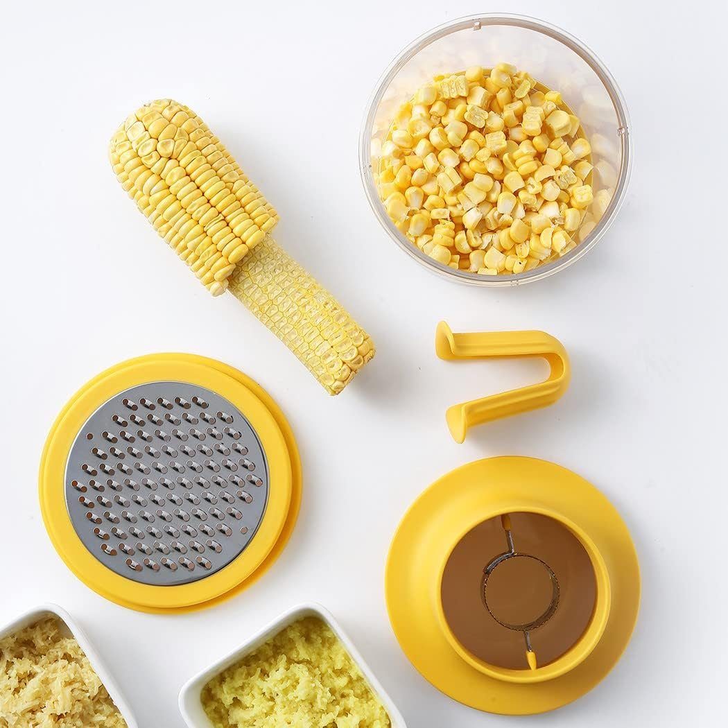 K&B Sparschäler Maisdrescher mit (1-tlg) – Multifunktionaler Maisschäler Behälter