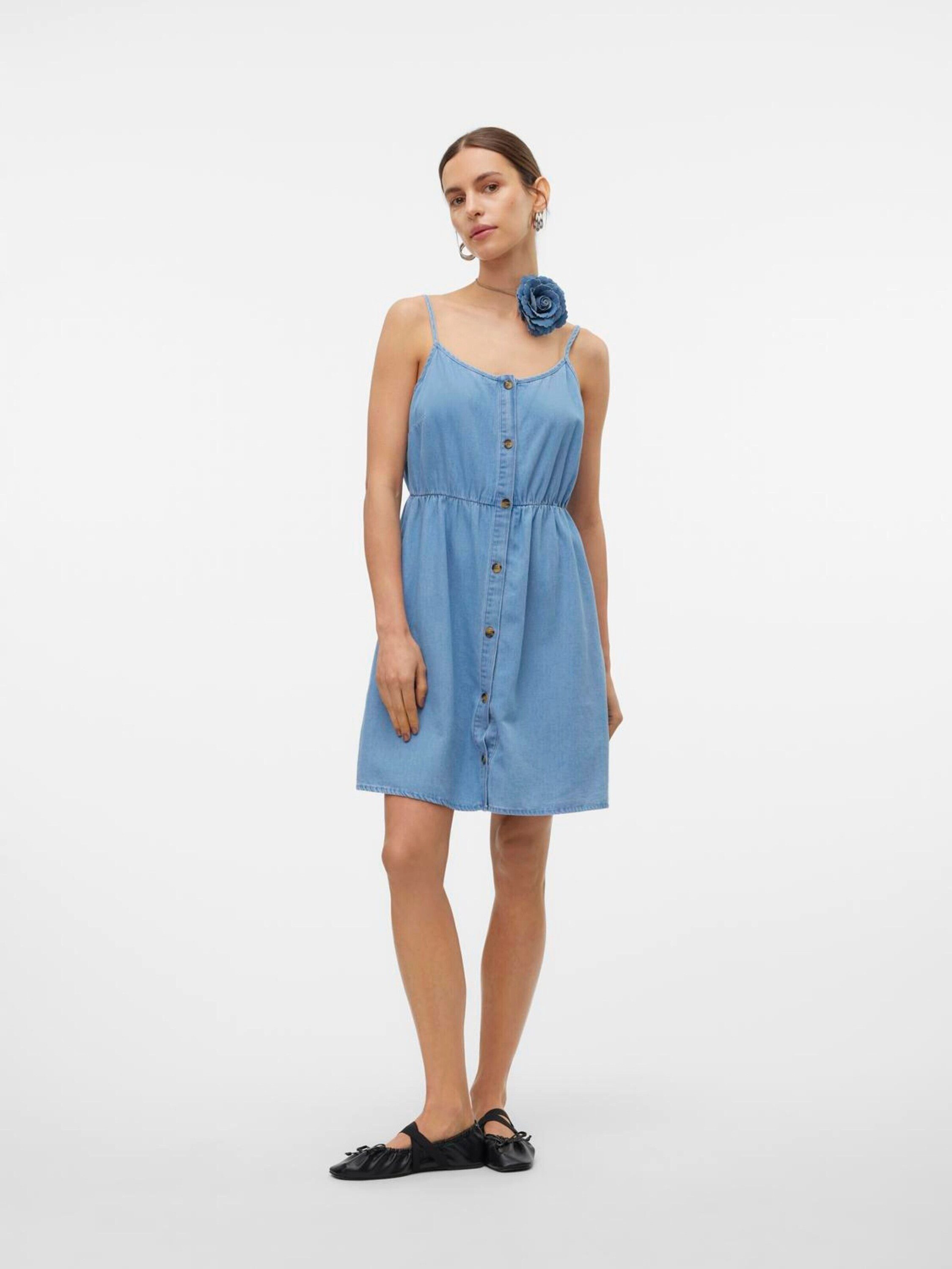 Vero Moda Blusenkleid FLICKA (1-tlg) Drapiert/gerafft – Bild 5 von 5