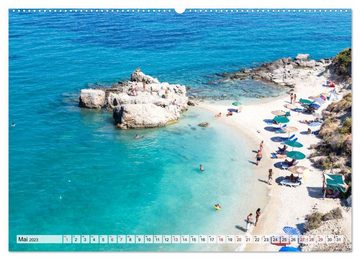 CALVENDO Wandkalender Griechische Inseln - Ein Jahr im Mittelmeer (Premium, hochwertiger DIN A2 Wandkalender 2023, Kunstdruck in Hochglanz)