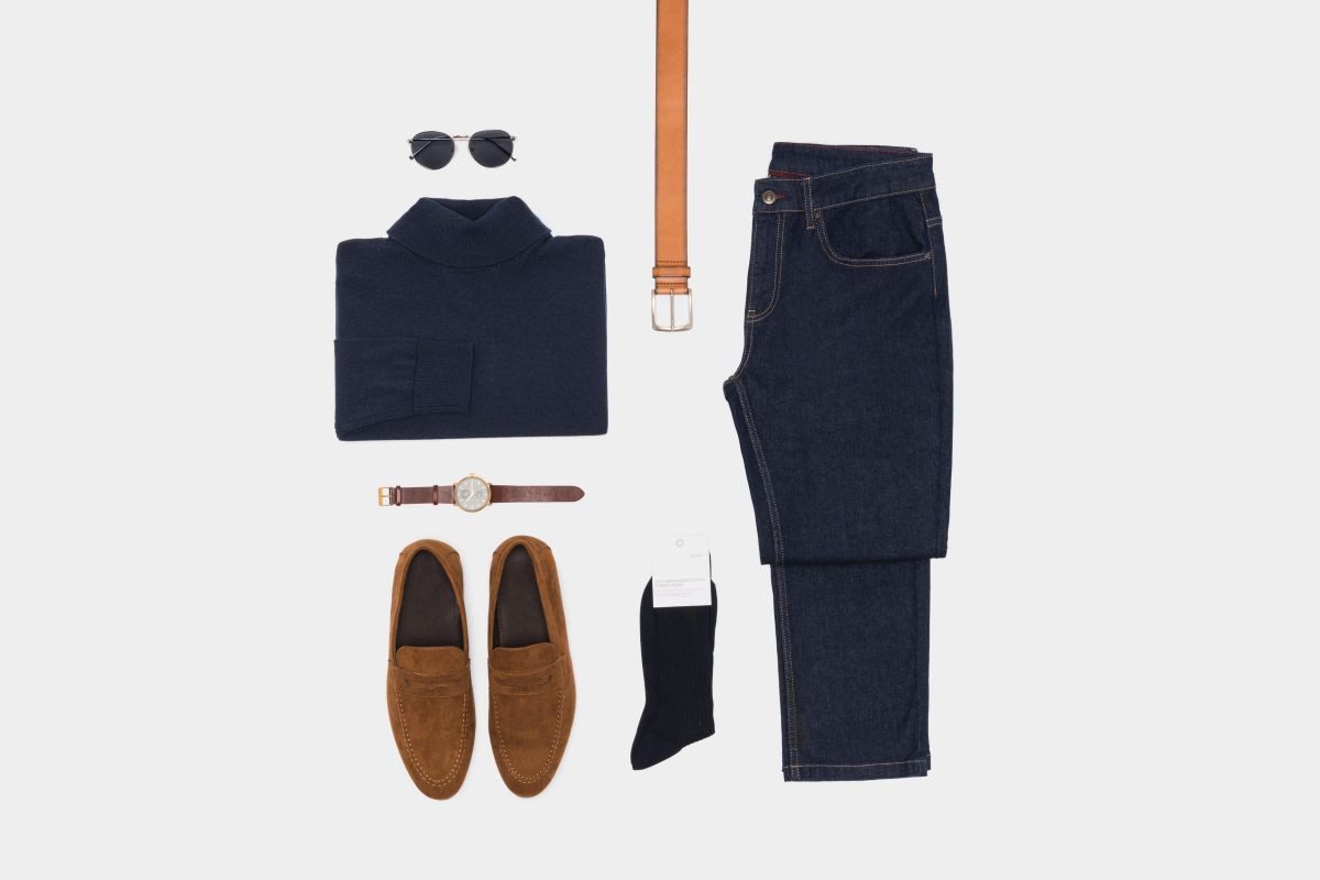 Hüftgürtel Vintage-Ledergürtel für Herren