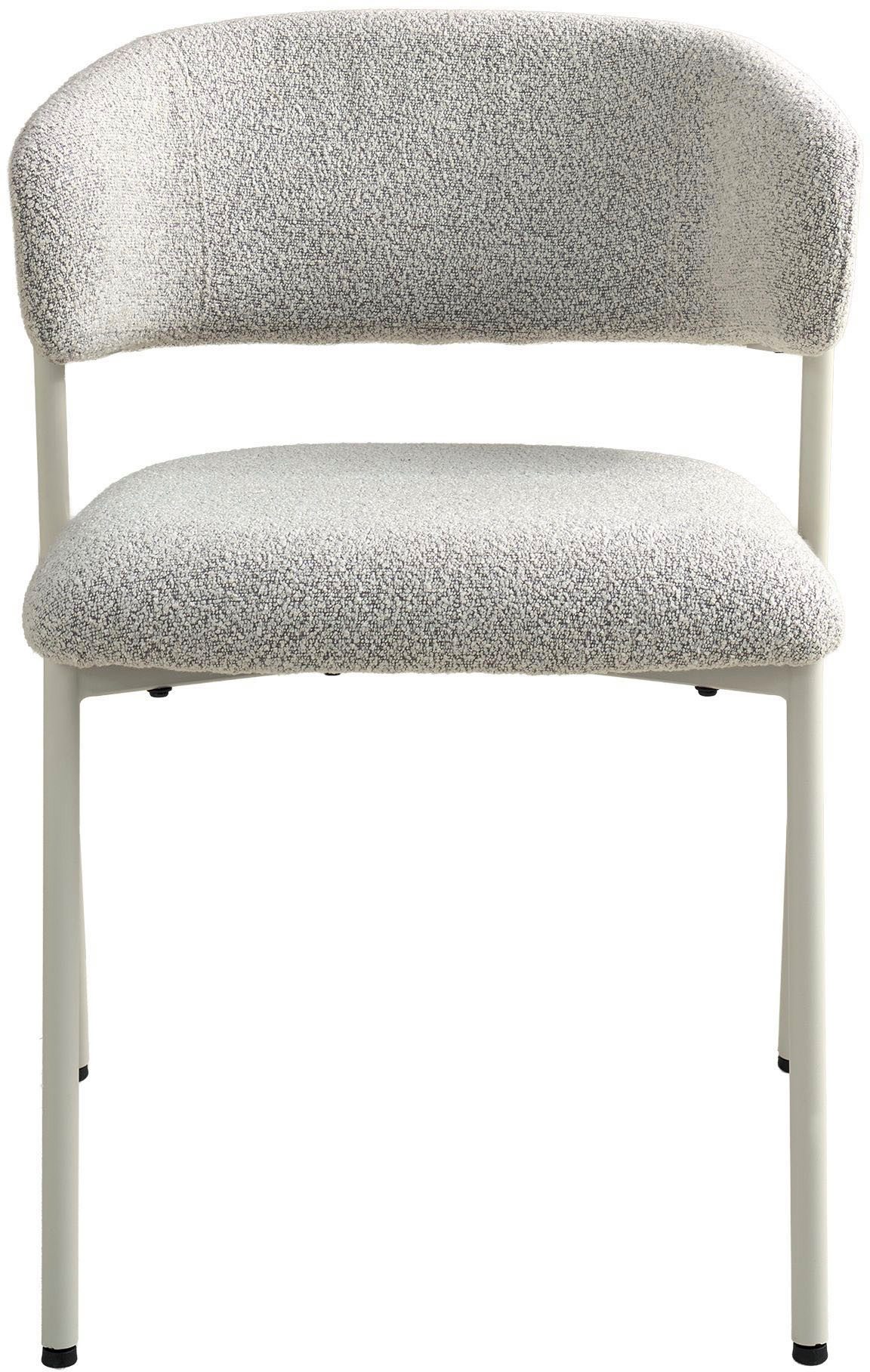 SCHÖNER WOHNEN-Kollektion Esszimmerstuhl OSLO (Set, 2 St), Bezug Bouclé, Untergestell Metall pulverbeschichtet