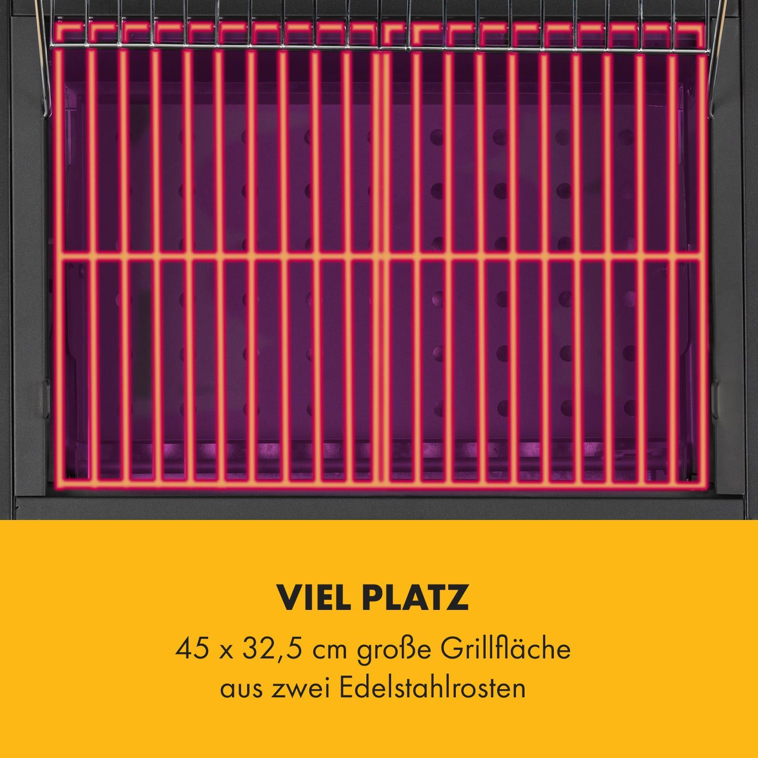 Klarstein Holzkohlegrill Meat Machine, Set