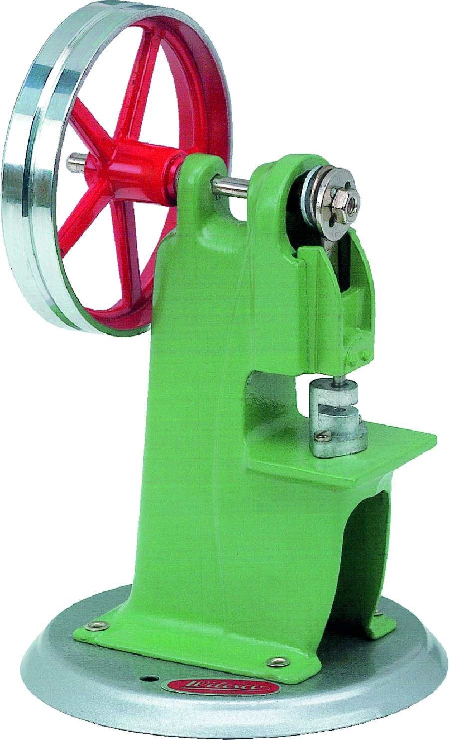 Wilesco Lernspielzeug Wilesco M 59 Exzenterpresse zum Stanzen von dünnem Papier geeignet.