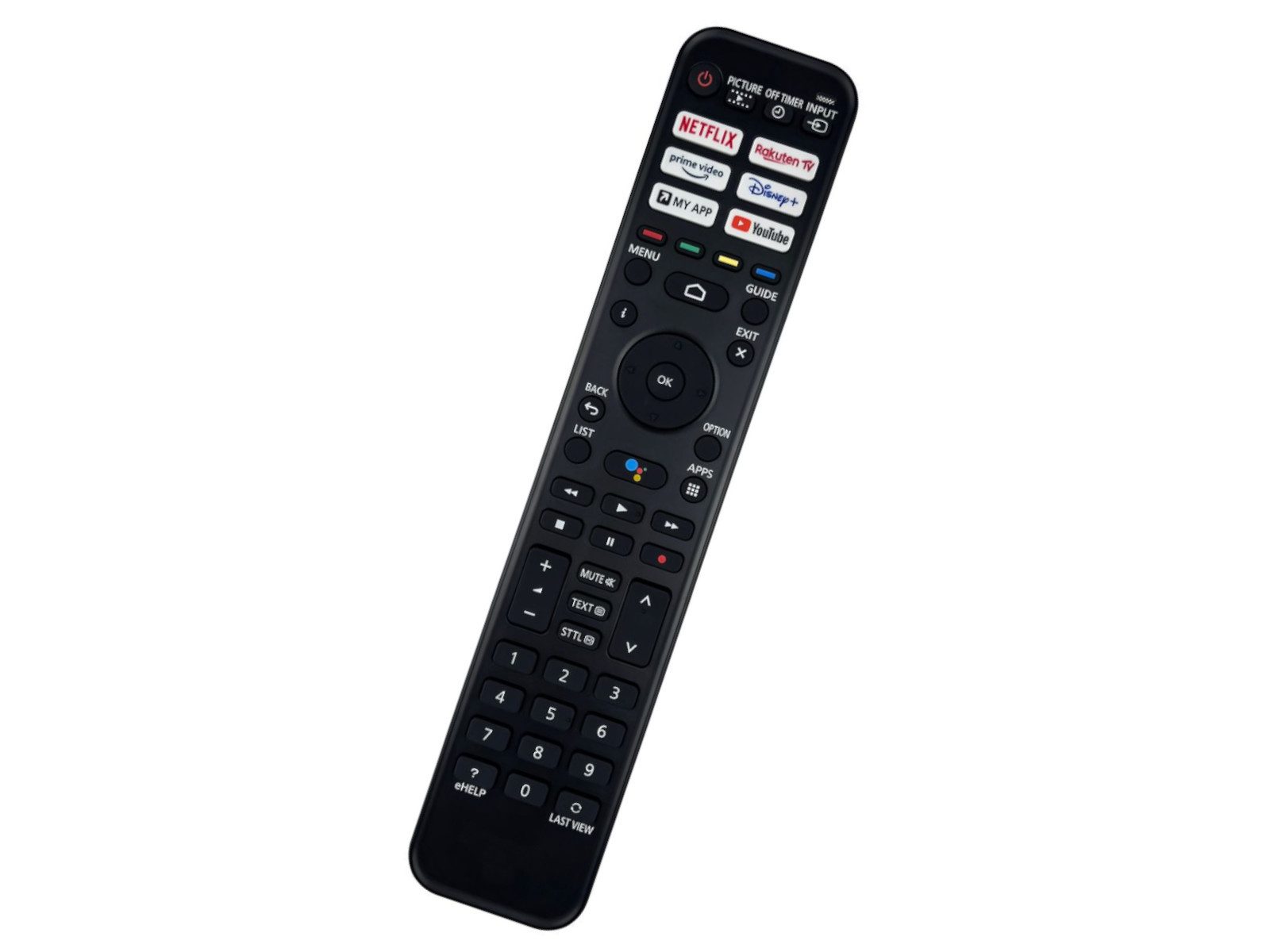 azurano Ersatz für PANASONIC N2QBYA000051, R3PA265, NO VOICE Universal-Smart-TV-Fernbedienung