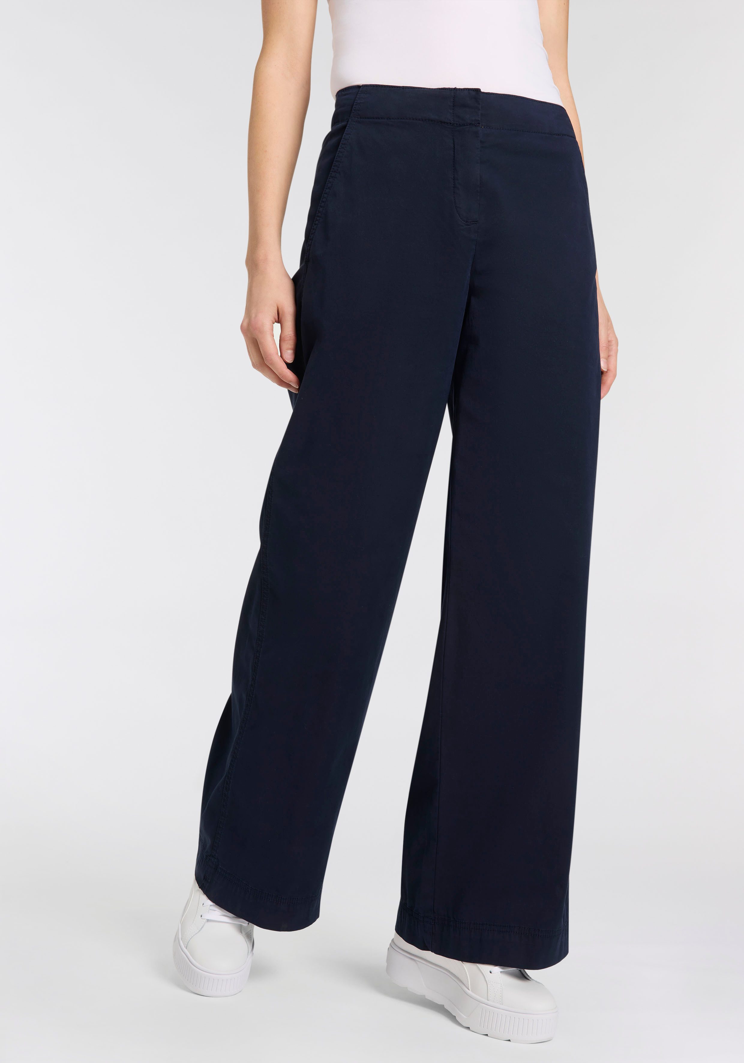 BOSS ORANGE Webhose Tahilone Premium Damenmode Straight Leg mit weitem Bein günstig online kaufen