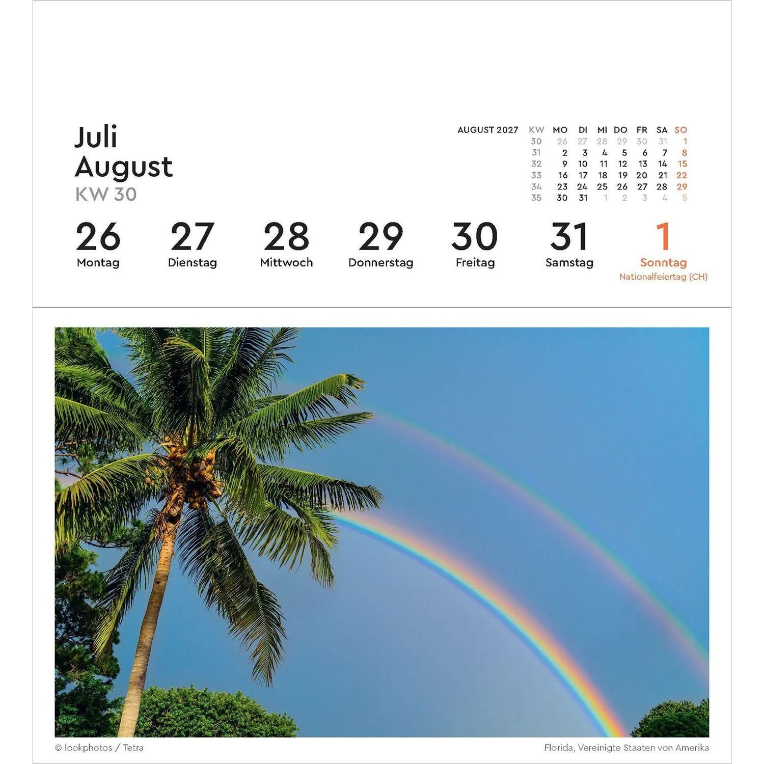 Tischkalender Magischer Augenblick - KUNTH Postkartenkalender 2027