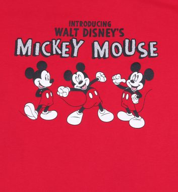 Sarcia.eu Schlafanzug Rot-graues Pyjama/Schlafanzug Mickey Maus DISNEY S