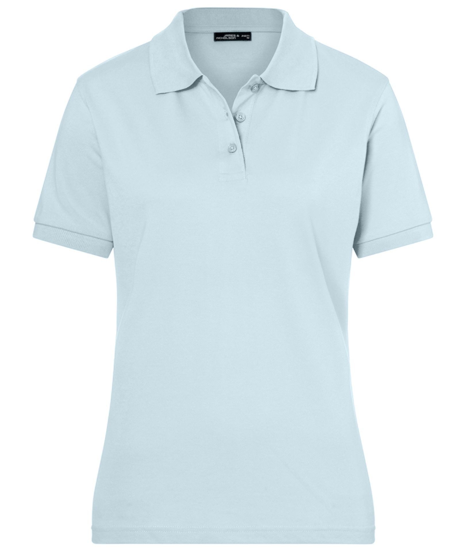 James & Nicholson Poloshirt Doppelpack Feines Damen Piqué-Poloshirt mit gestrickten Bündchen JN071 (Doppelpack, 2er-Pack) Sportlicher Schnitt mit Seitenschlitze – Bild 5 von 5