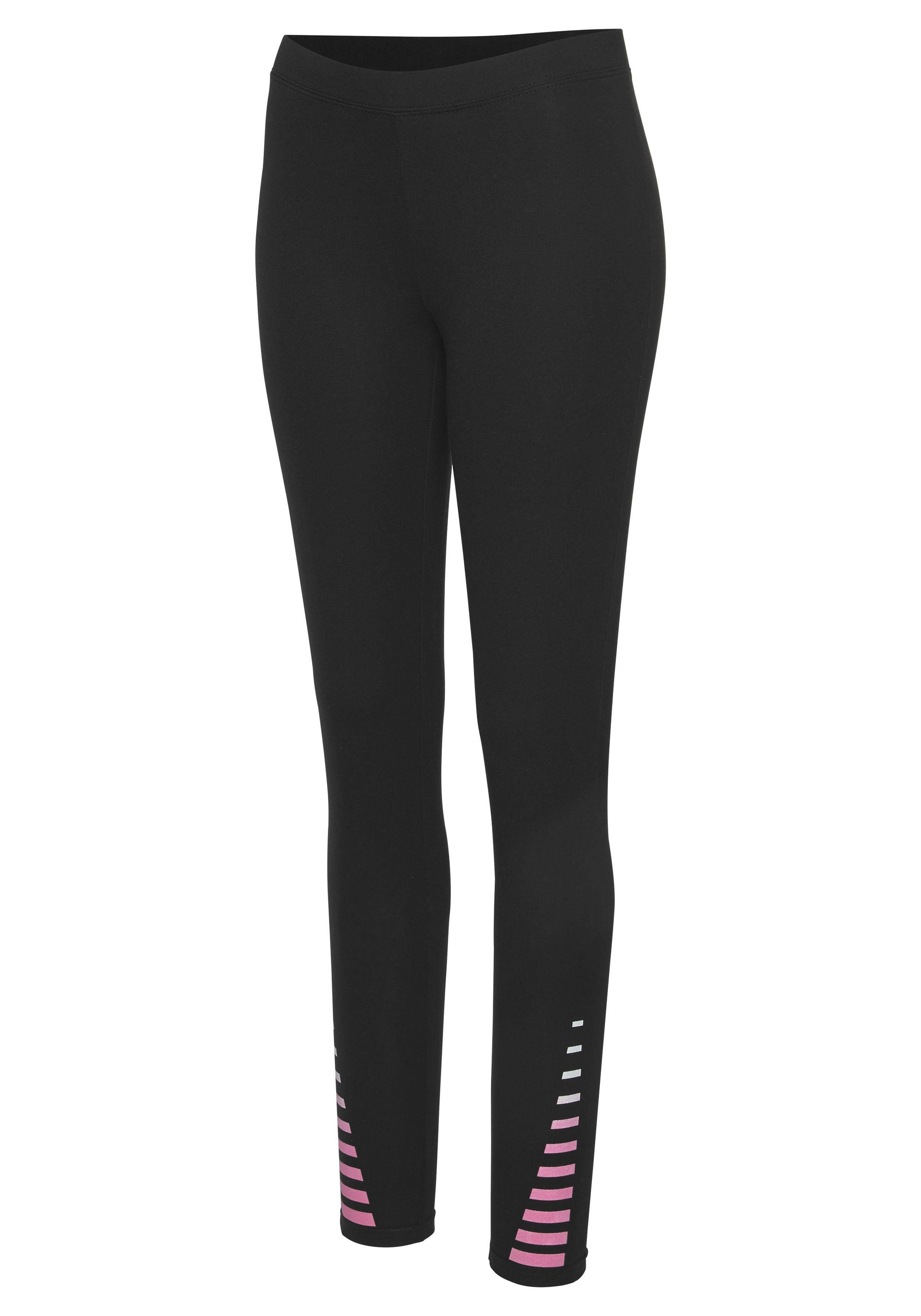 Buffalo Leggings mit seitlich bedrucktem Bein