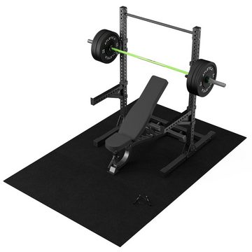 ATLETICA Power Rack R7 Squat Rack, Assault Set, Schrägbank, Hantelstange, 80 kg Scheiben