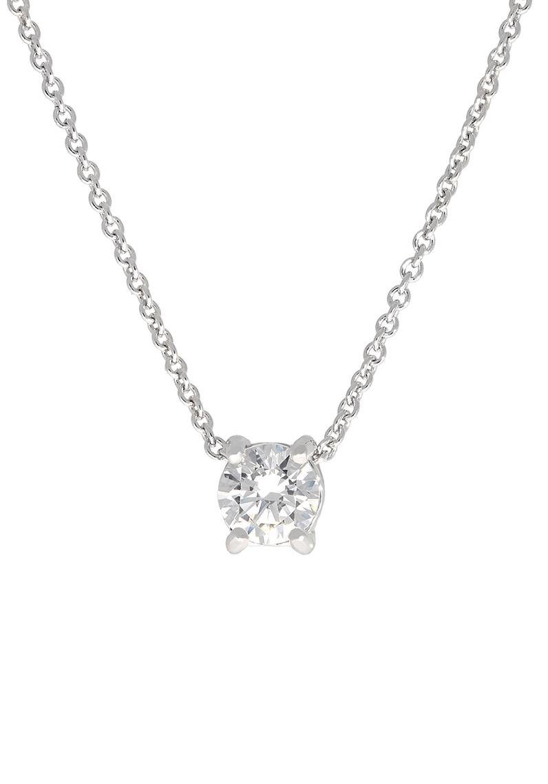 Firetti Kette mit Anhänger Schmuck Geschenk Silber 925 Halsschmuck Halskette Ankerkette Solitär, mit Zirkonia (synth)