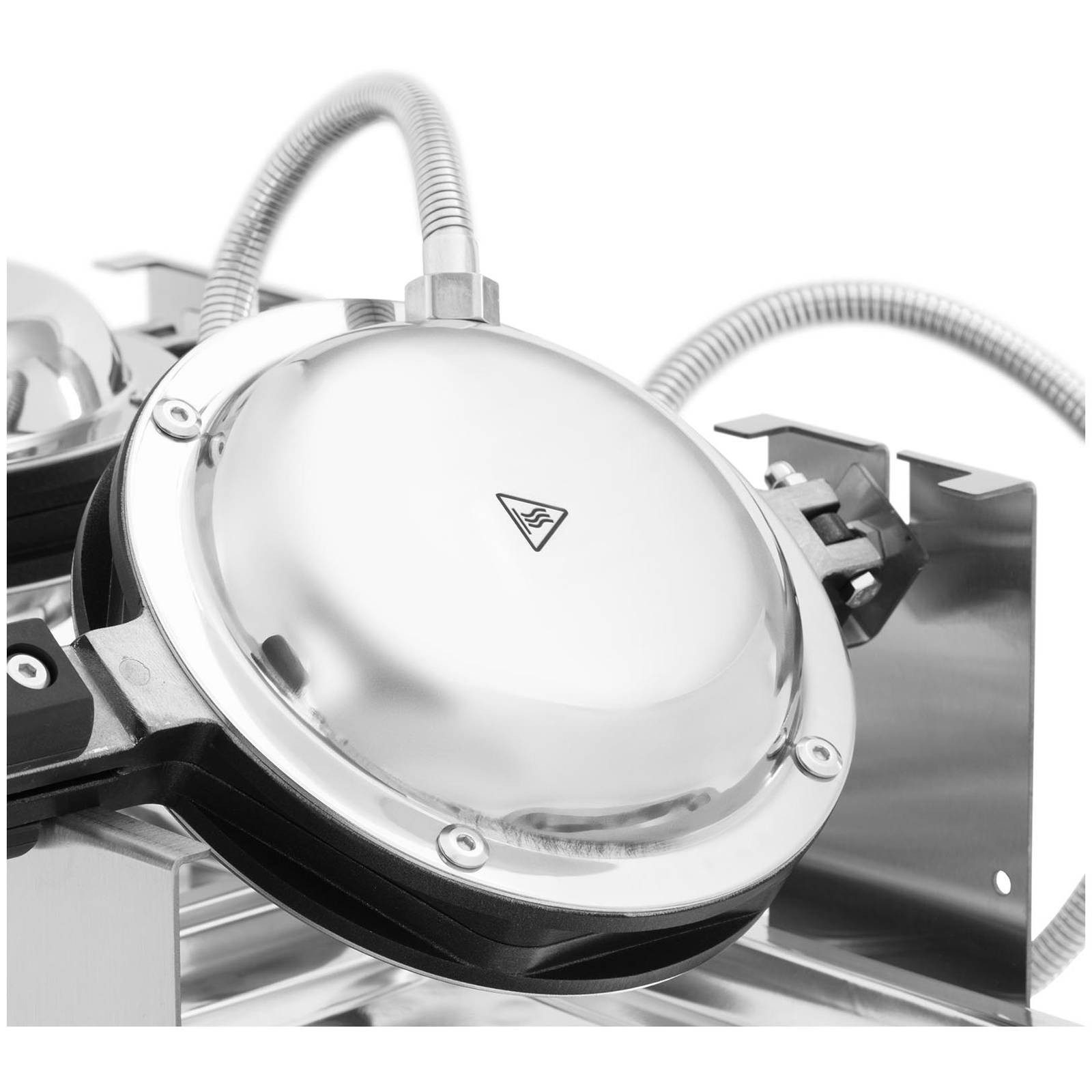Royal Catering Waffeleisen Doppel Bubble Waffel 2 x 1400 W Timer 5 min Waffelmaschine rotierbar, 2800 W – Bild 4 von 5