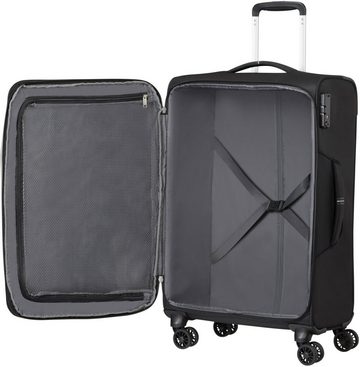 American Tourister® Weichgepäck-Trolley Crosstrack, 68 cm, 4 Rollen, Koffer mittel groß Reisegepäck Volumenerweiterung TSA-Zahlenschloss