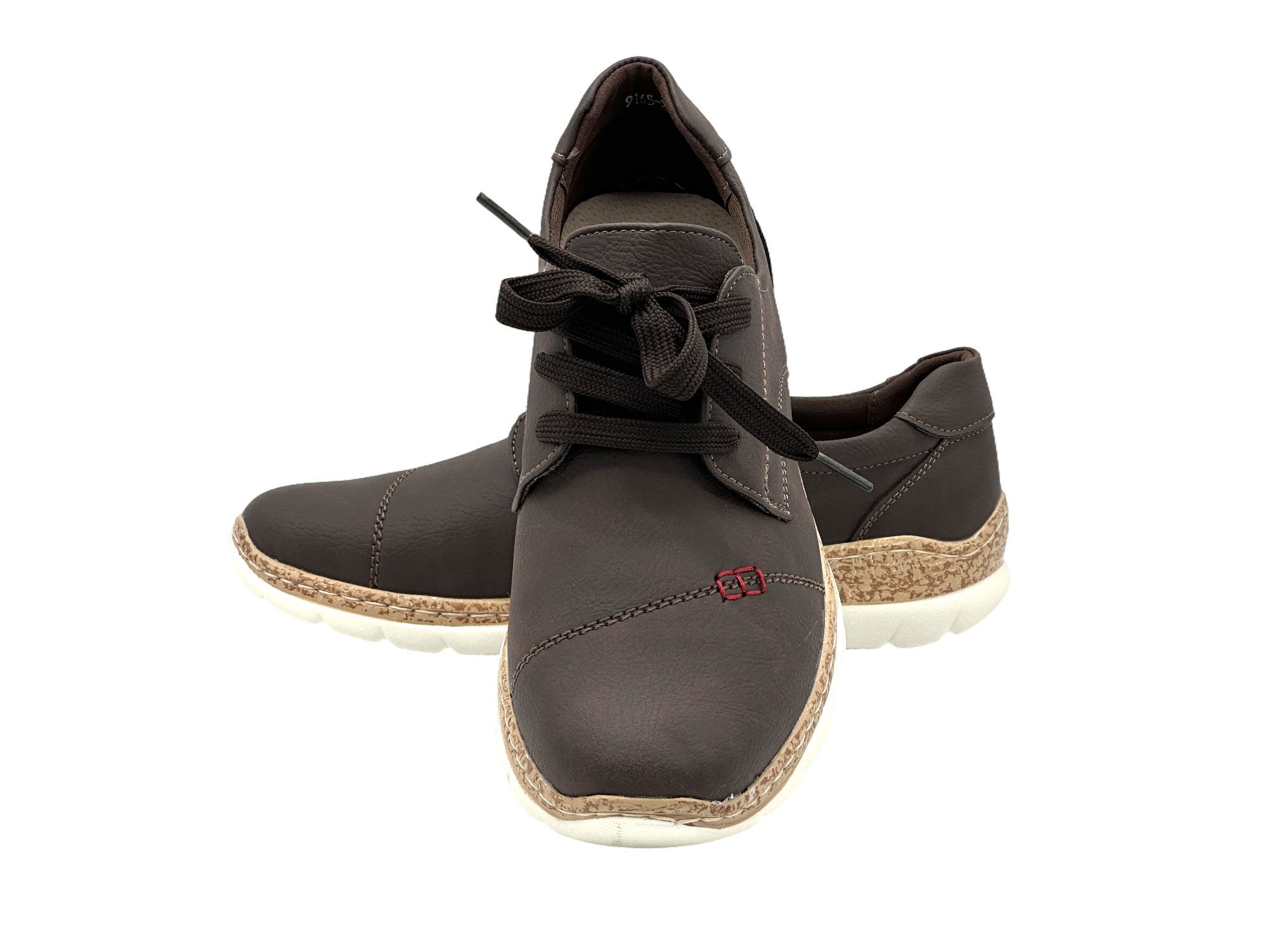 Nowaland Damen Komfort-Halbschuh Schnürschuh Leichtes Design mit strukturierter Komfortsohle für angenehmes Gehen