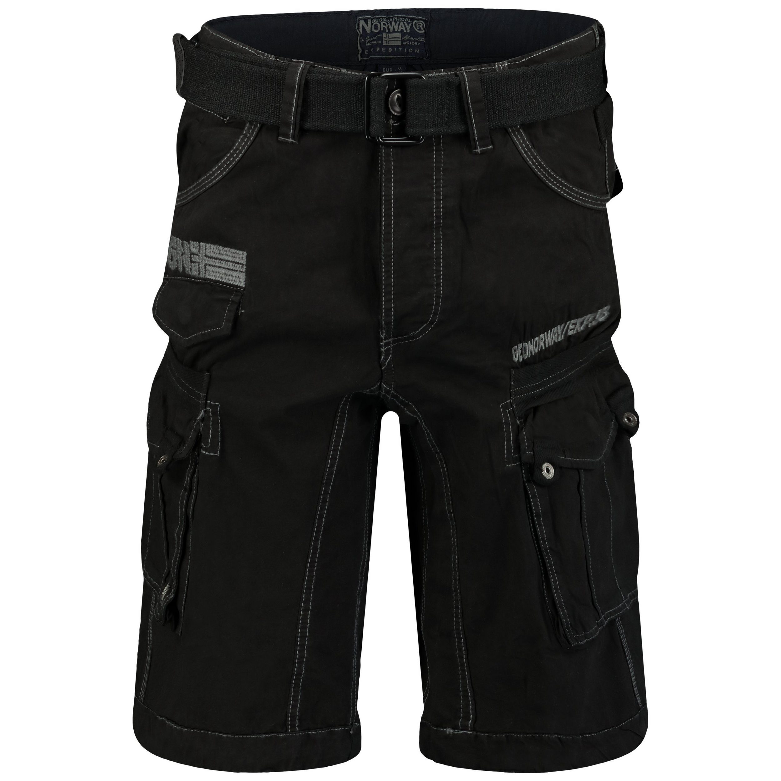 Cargoshorts Herren Kurze Hose aus Baumwolle, Regular Fit