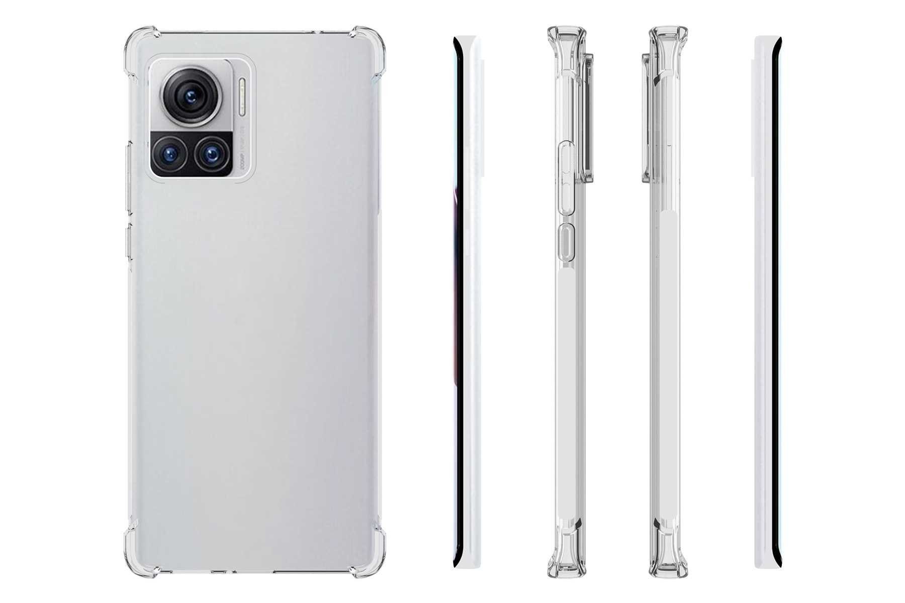 mtb more energy Smartphone-Hülle Clear Armor Case für Motorola Edge 30 Ultra, Moto X30 Pro, Transparente TPU Schutzhülle Case Backcover mit Anti-Shock Verstärkung